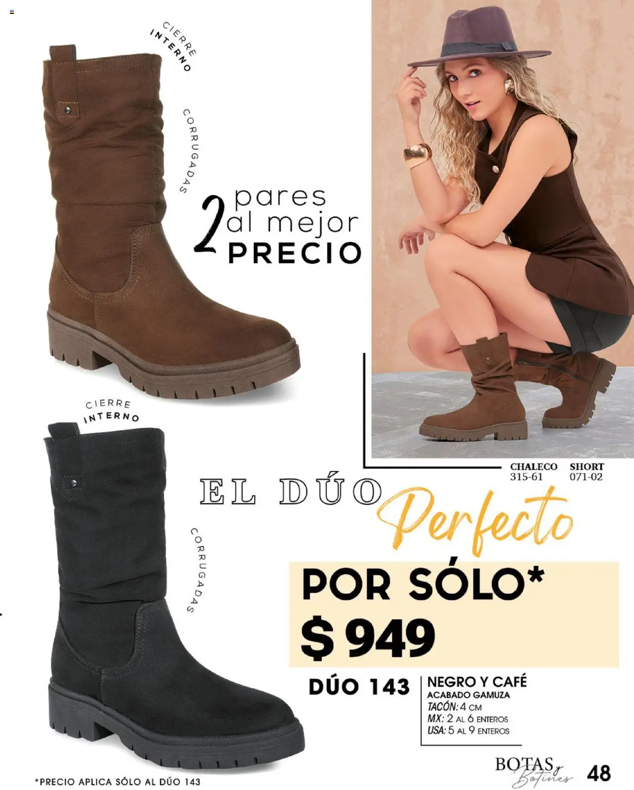 Nuevas ofertas de Cklass válidas en toda la República Mexicana desde el 14.07.2025. ¡Encuentra las mejores ofertas en Cklass catálogo Botas! | Página: 49 | Productos: Chaleco, Café, Gamuza, Short