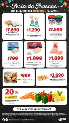 Vista previa Hipermercado Libertad - Feria de Frescos - NEA válido desde el 16.07.2025