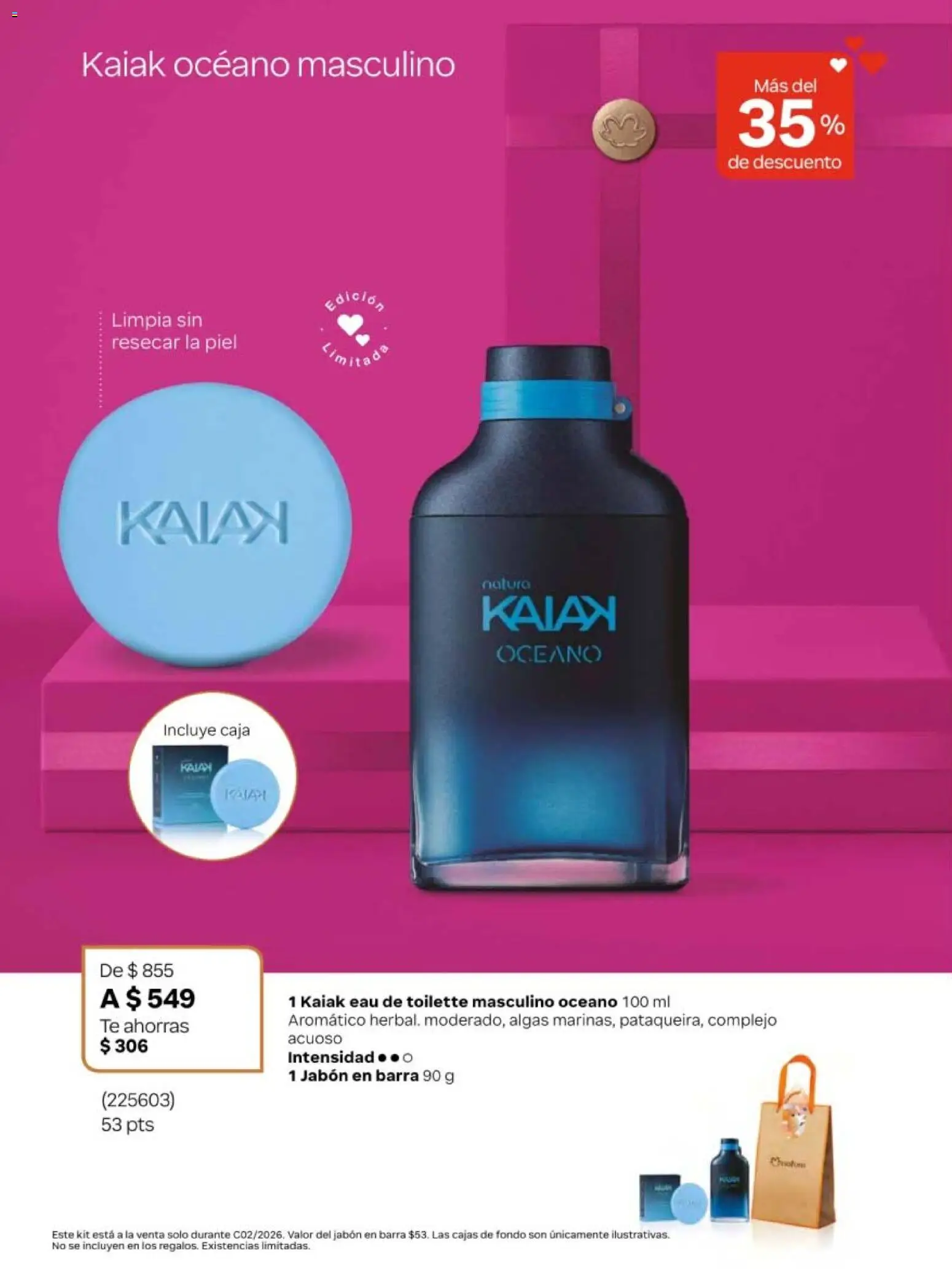 Nuevas ofertas de Natura válidas en toda la República Mexicana desde el 10.01.2026. ¡Encuentra las mejores ofertas en Natura campaña 2 2026! | Página: 18 | Productos: Barra, Té, Caja, Jabón