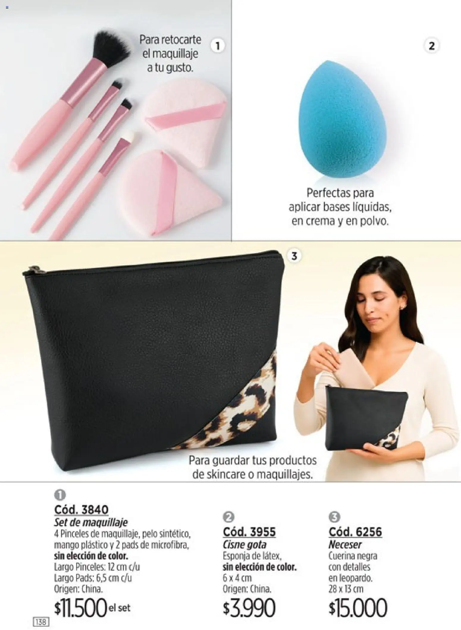 Catálogo Amodil Campaña 3 │ válido desde el 01.03.2026 | Página: 138 | Productos: Maquillaje, Neceser, Esponja, Crema