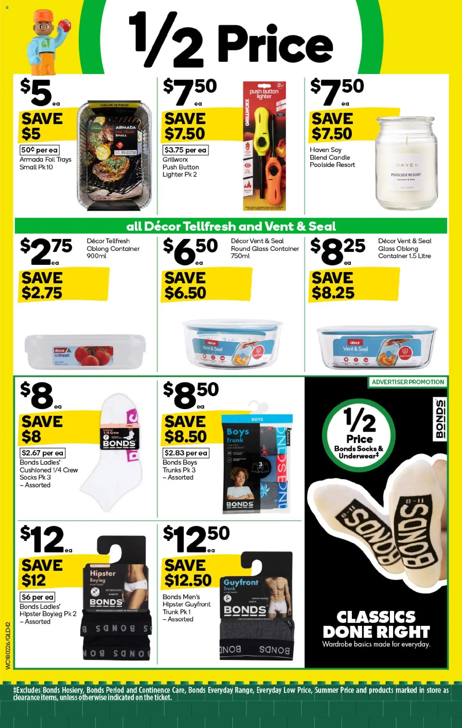 Woolworths catalogue - valid from 18.02.2026 | Page: 40 | Products: Decor, Socks, Trunks, Candle