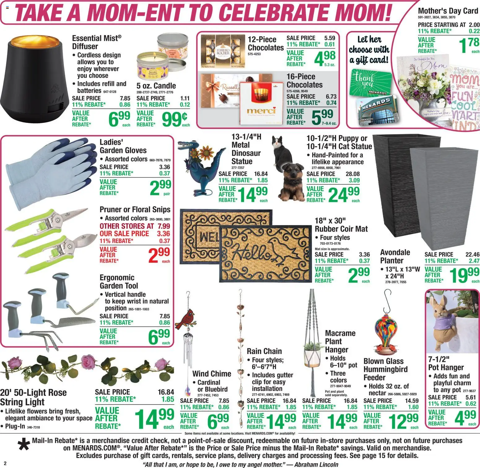 Menards Weekly Ad - valid from 30.04.2026 | Page: 2 | Products: Pruner, Clip, Gloves