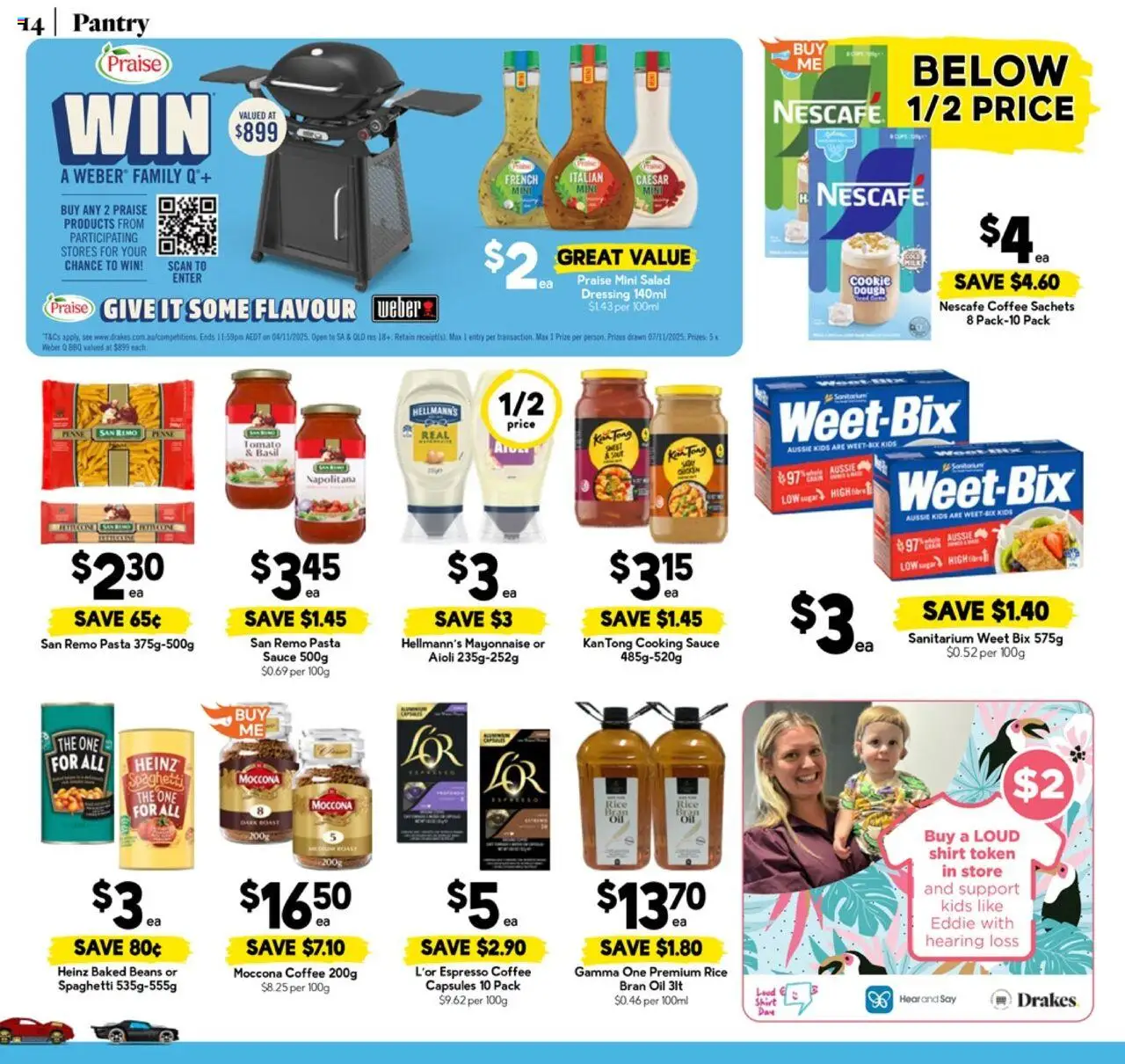 Drakes catalogue - valid from 08.10.2025 | Page: 14 | Products: Rice, Salad, Moccona, Nescafe