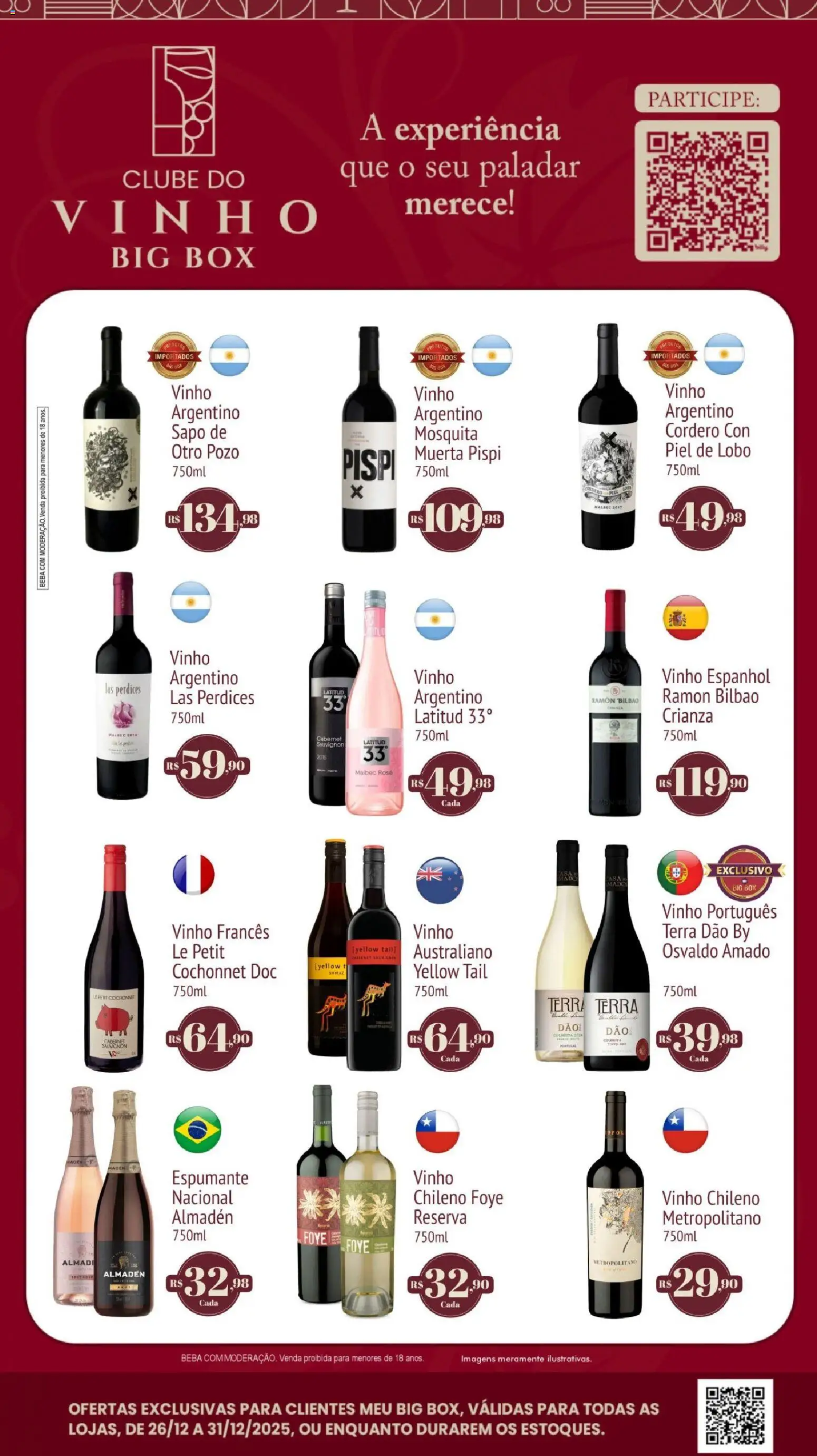 Big Box Folheto - válido de 26.12.2025 | Página: 1 | Produtos: Espumante, Vinho