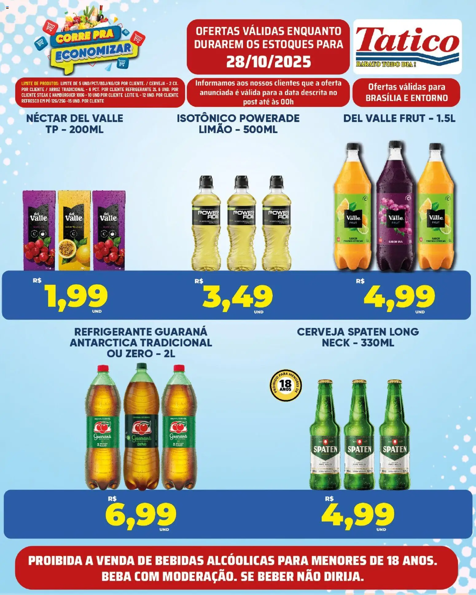 Tatico Folheto - válido de 29.10.2025 | Página: 31 | Produtos: Pó, Refresco, Hambúrguer, Refrigerante
