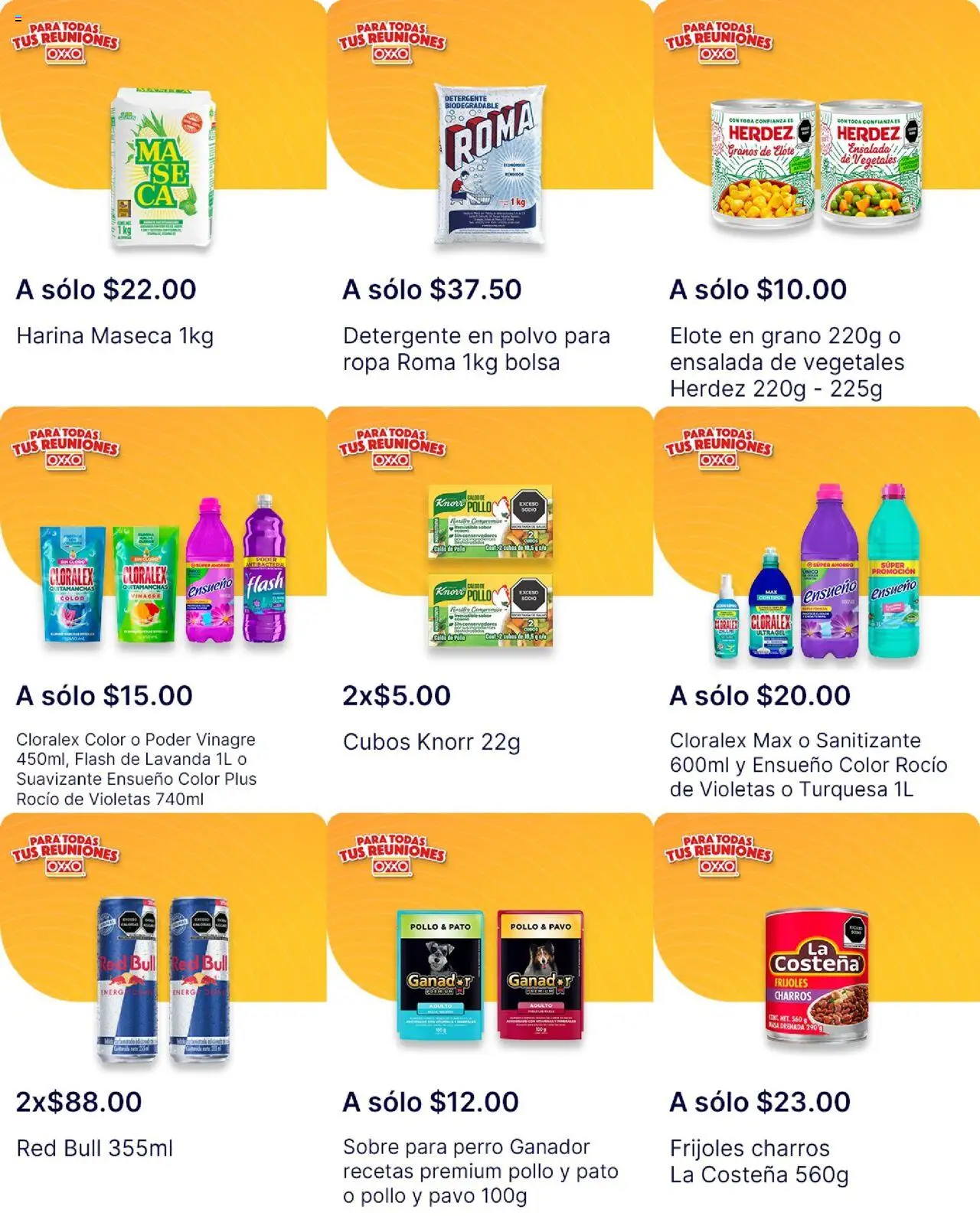Nuevas ofertas de OXXO válidas en toda la República Mexicana desde el 21.08.2025. ¡Encuentra las mejores ofertas en OXXO - Folleto! | Página: 5 | Productos: Quitamanchas, Harina, Vinagre, Ensalada