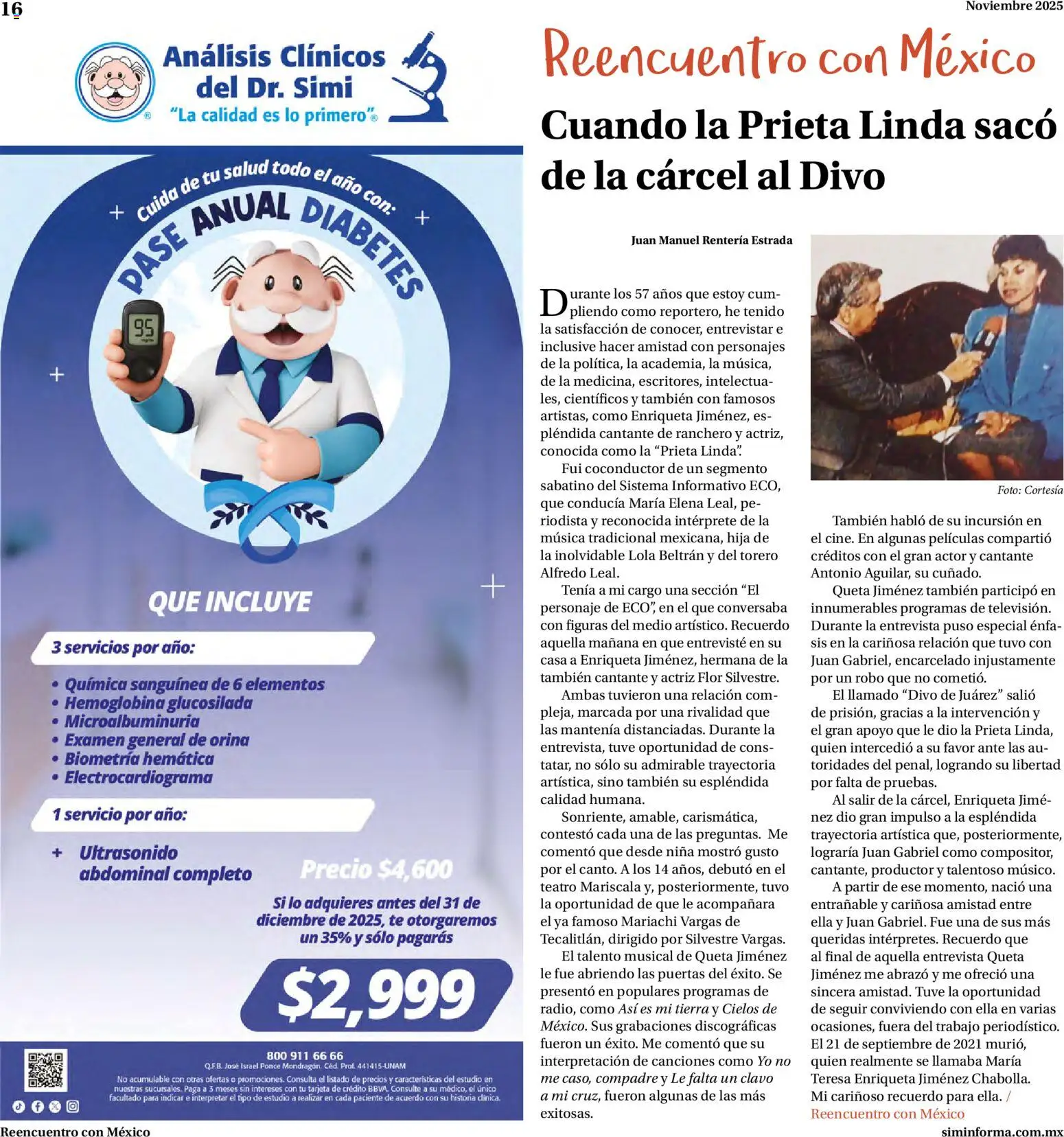 Nuevas ofertas de Farmacias Similares válidas en toda la República Mexicana desde el 01.11.2025. ¡Encuentra las mejores ofertas en Farmacias Similares catálogo! | Página: 16