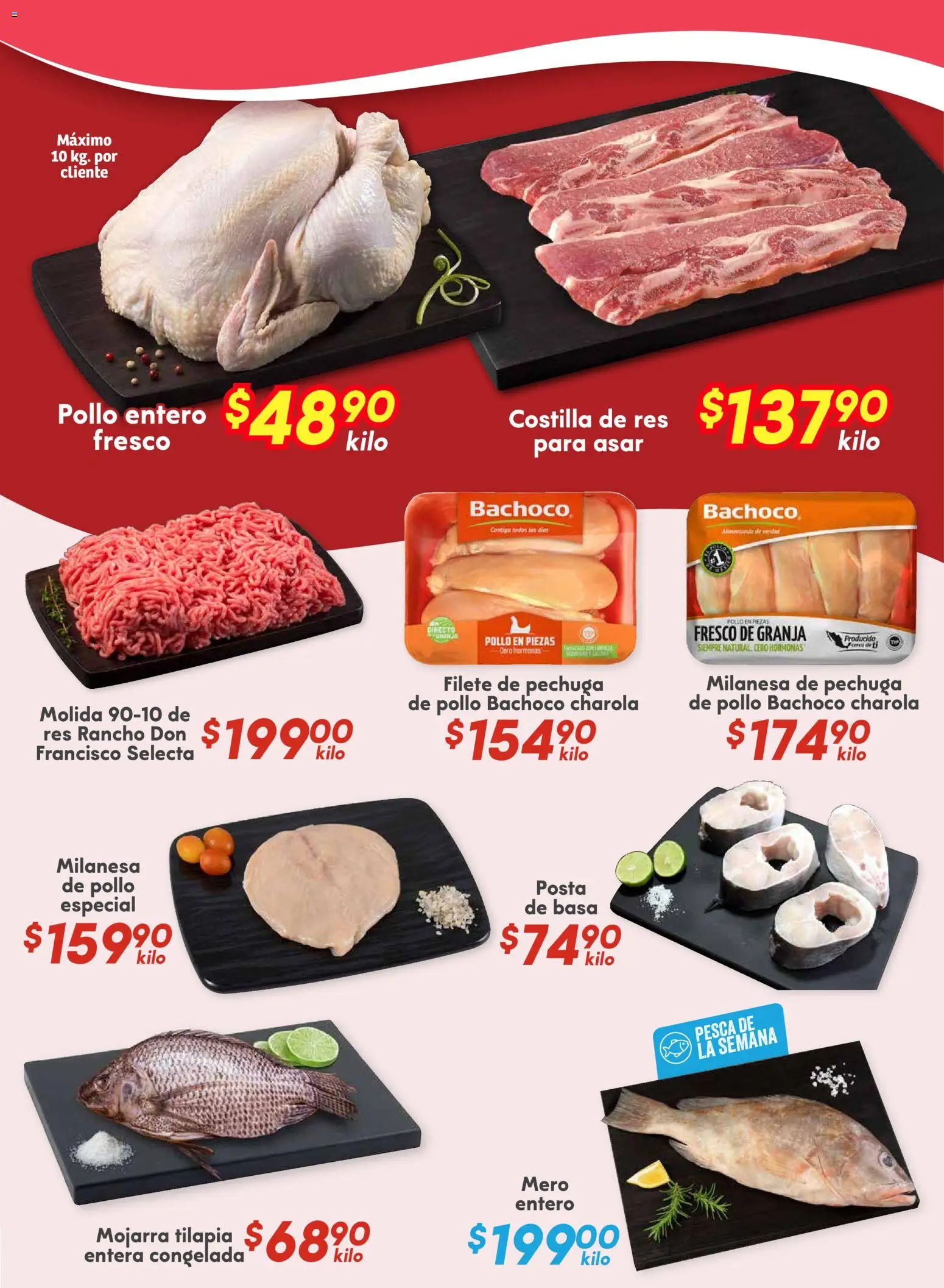 Nuevas ofertas de Soriana válidas en toda la República Mexicana desde el 14.11.2025. ¡Encuentra las mejores ofertas en Soriana - Ahorratón Súper: BCS, Son y Sin! | Página: 6 | Productos: Pollo, Milanesa, Res