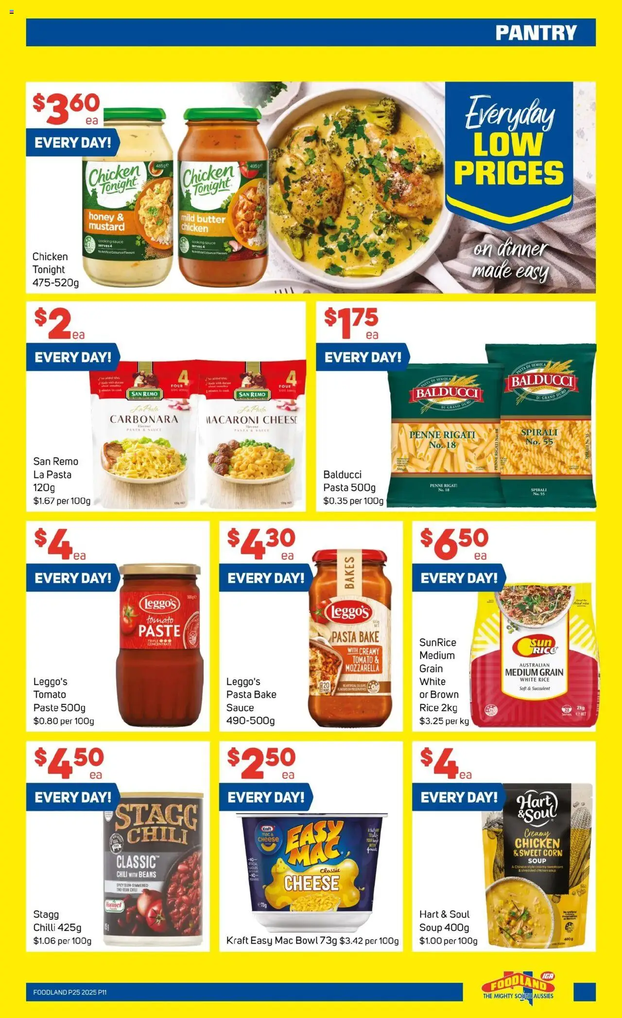 Foodland catalogue - valid from 18.06.2025 | Page: 11 | Products: Cheese, Honey, Pasta, Chilli