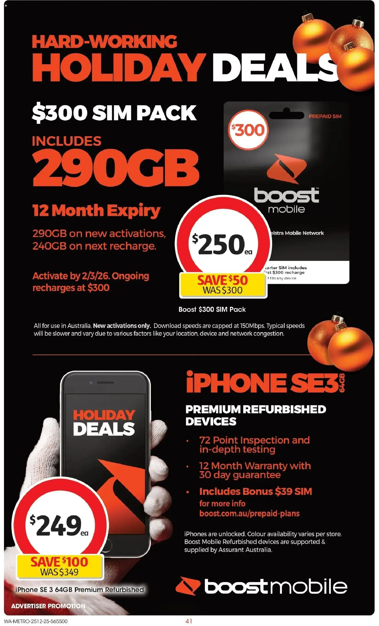 Coles catalogue - valid from 25.12.2025 | Page: 41 | Products: Device, Iphone, Mobile