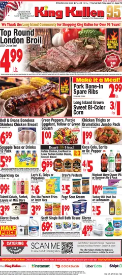 Preview of King Kullen weekly ads valid from 01.08.2025