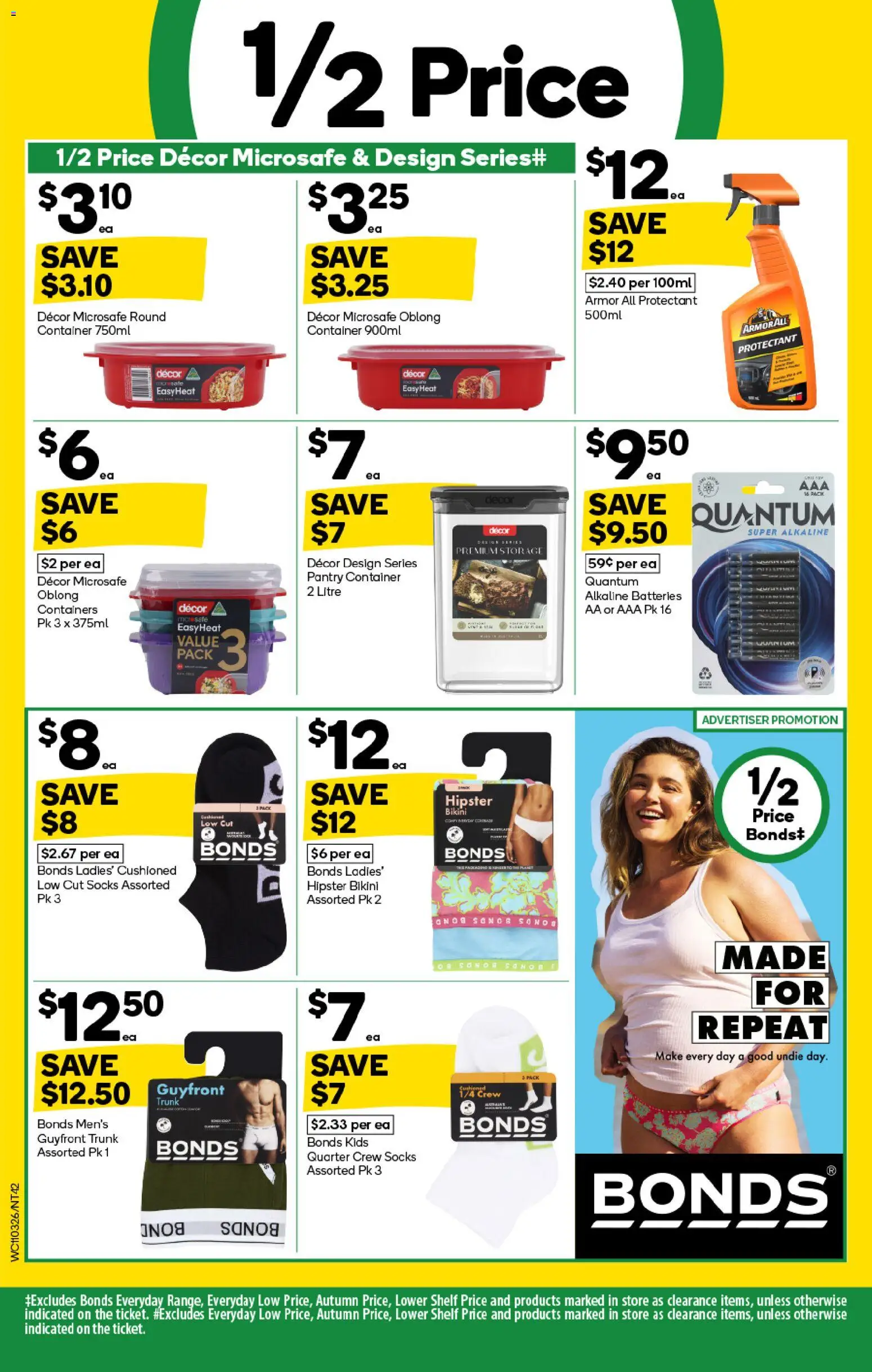 Woolworths catalogue - valid from 11.03.2026 | Page: 42 | Products: Bikini, Shelf, Socks, Batteries