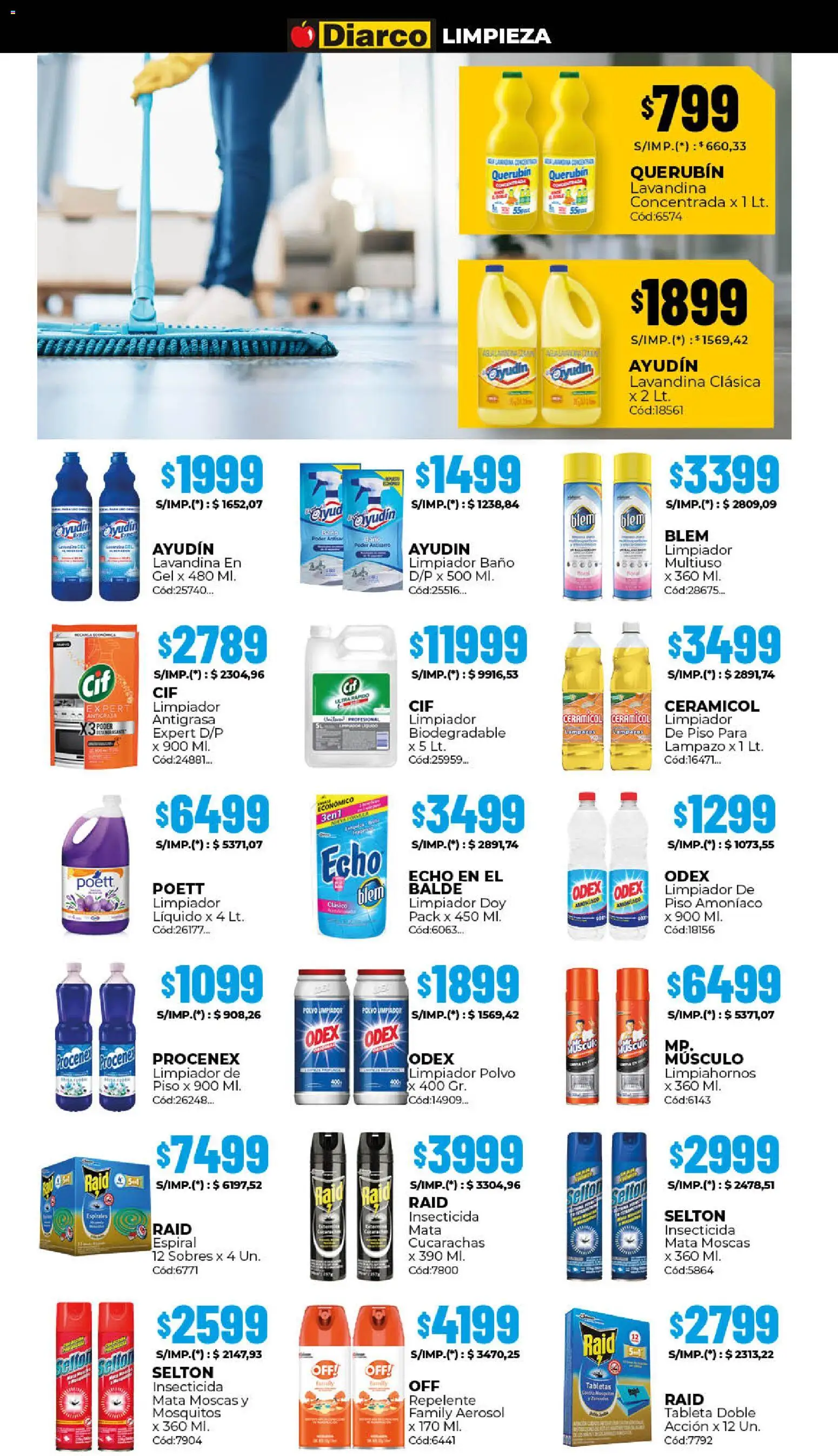 Diarco - Ofertas Gba │ válido desde el 26.01.2026 | Página: 18 | Productos: Repelente, Insecticida, Lampazo, Limpiador