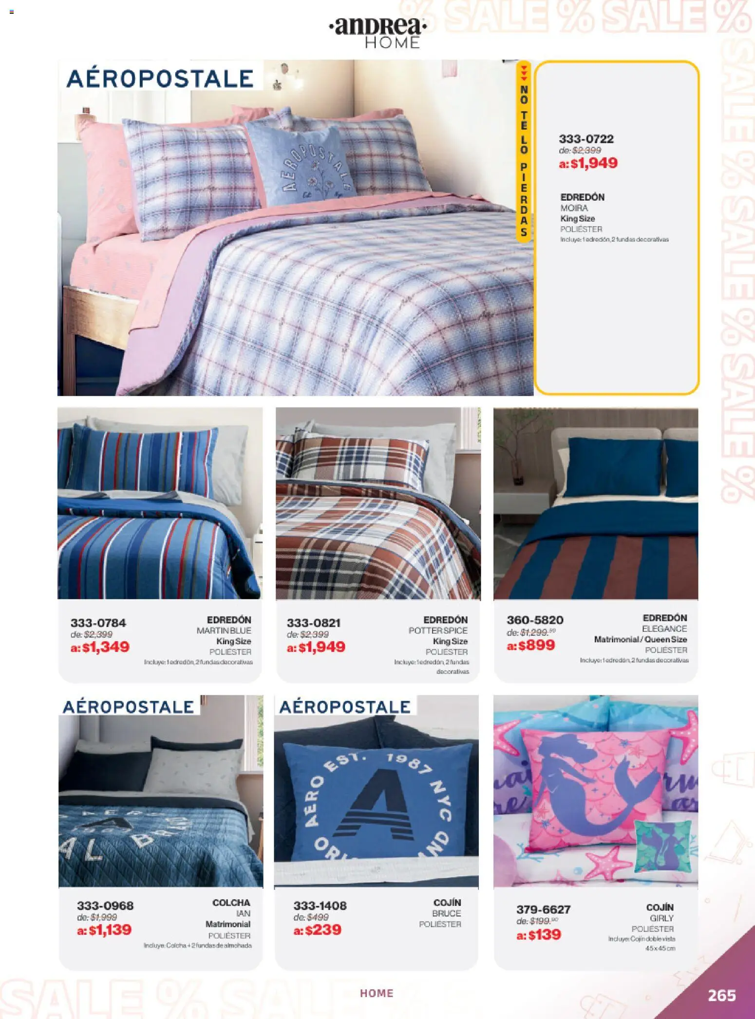 Nuevas ofertas de Andrea válidas en toda la República Mexicana desde el 21.12.2025. ¡Encuentra las mejores ofertas en Andrea catálogo Outlet! | Página: 265 | Productos: Almohada