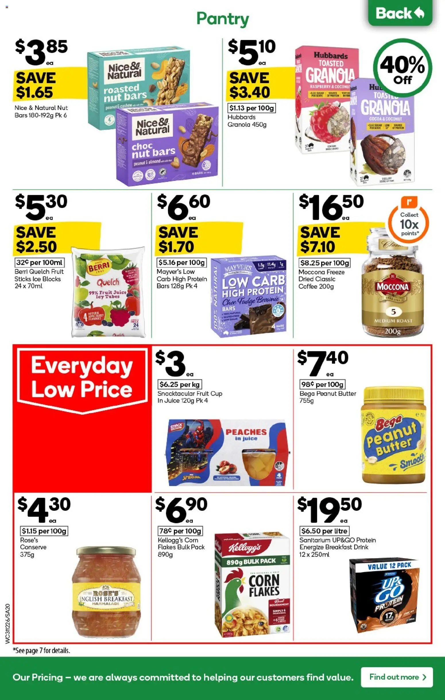 Woolworths catalogue - valid from 31.12.2025 | Page: 20 | Products: Butter, Granola, Juice, Raspberry