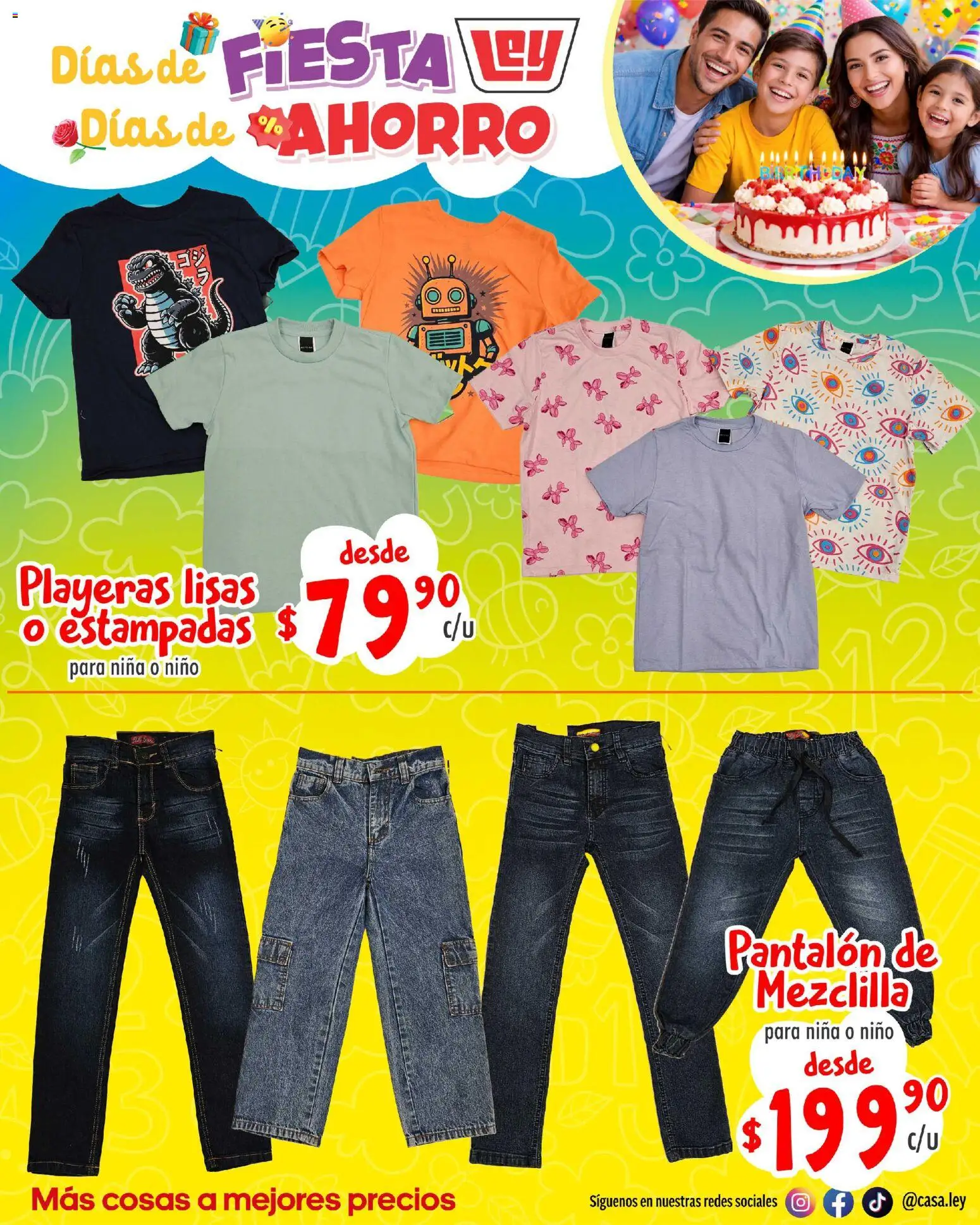 Nuevas ofertas de Casa Ley válidas en toda la República Mexicana desde el 18.04.2026. ¡Encuentra las mejores ofertas en  Casa Ley folleto Interior suple Día del Niño! | Página: 12