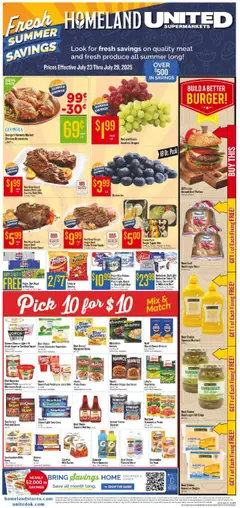 Homeland Weekly Ad - valid from 23.07.2025 | Page: 1