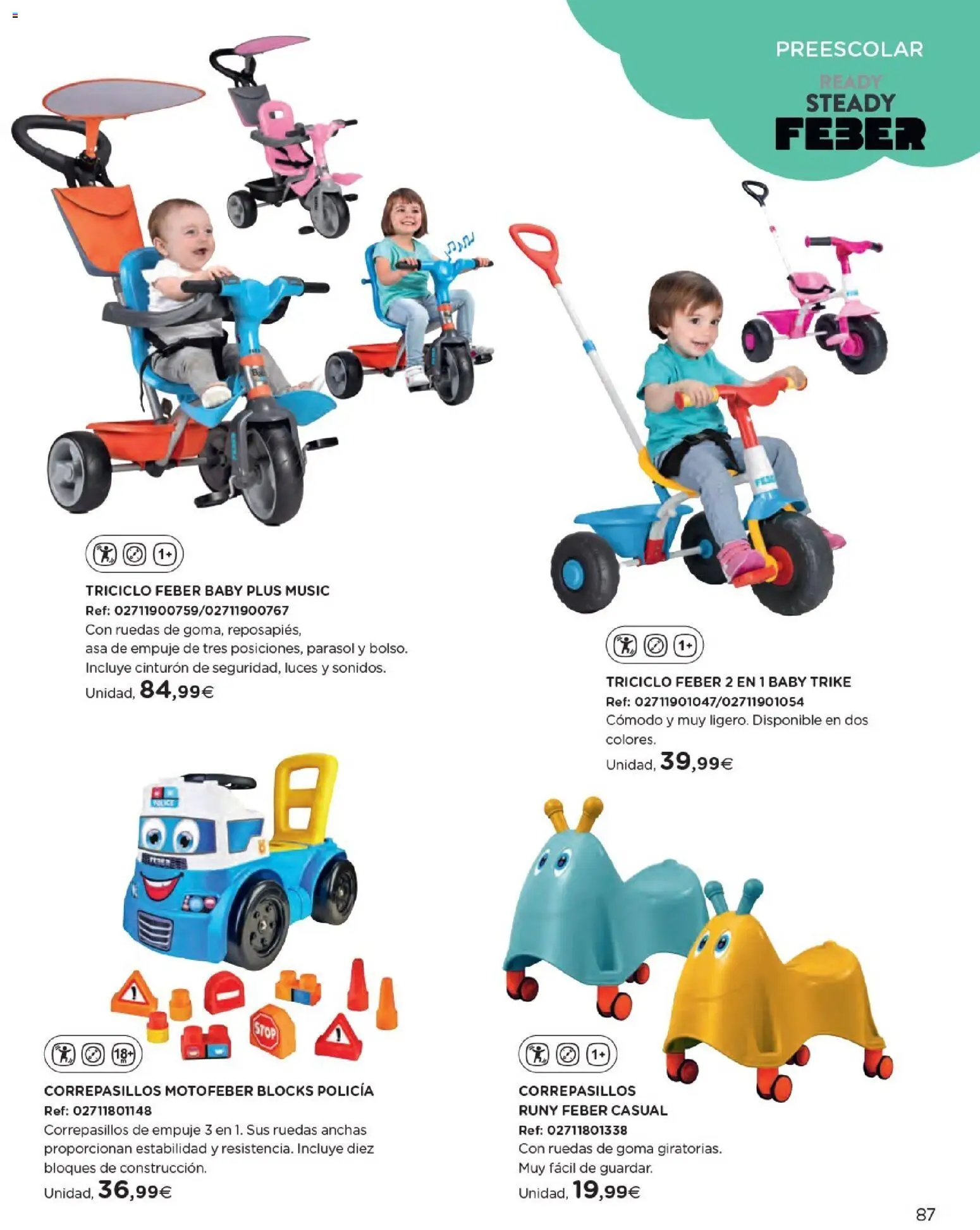 Nuevas ofertas de El Corte Inglés válidas en toda la República Mexicana desde el 27.10.2025. ¡Encuentra las mejores ofertas en El Corte Inglés catálogo Juguetes! | Página: 87 | Productos: Cinturón