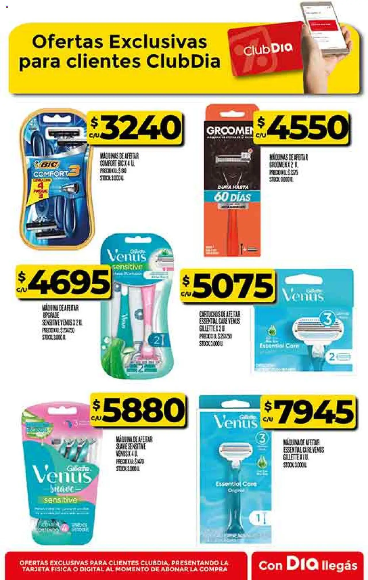 Supermercado DIA Ofertas │ válido desde el 06.08.2025 | Página: 56 | Productos: Maquina de afeitar