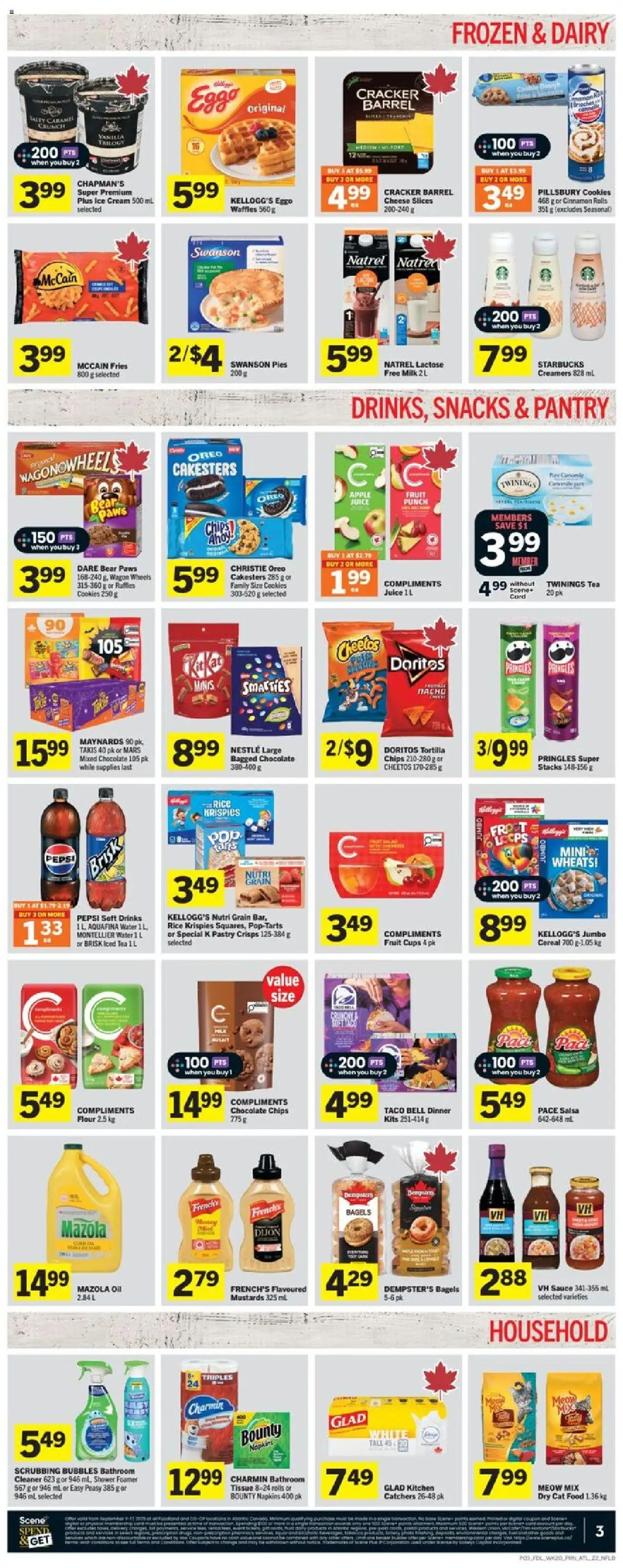 Foodland flyer valid from 11.09.2025 | Page: 4 | Products: Rice, Tea, Shower, Cheese