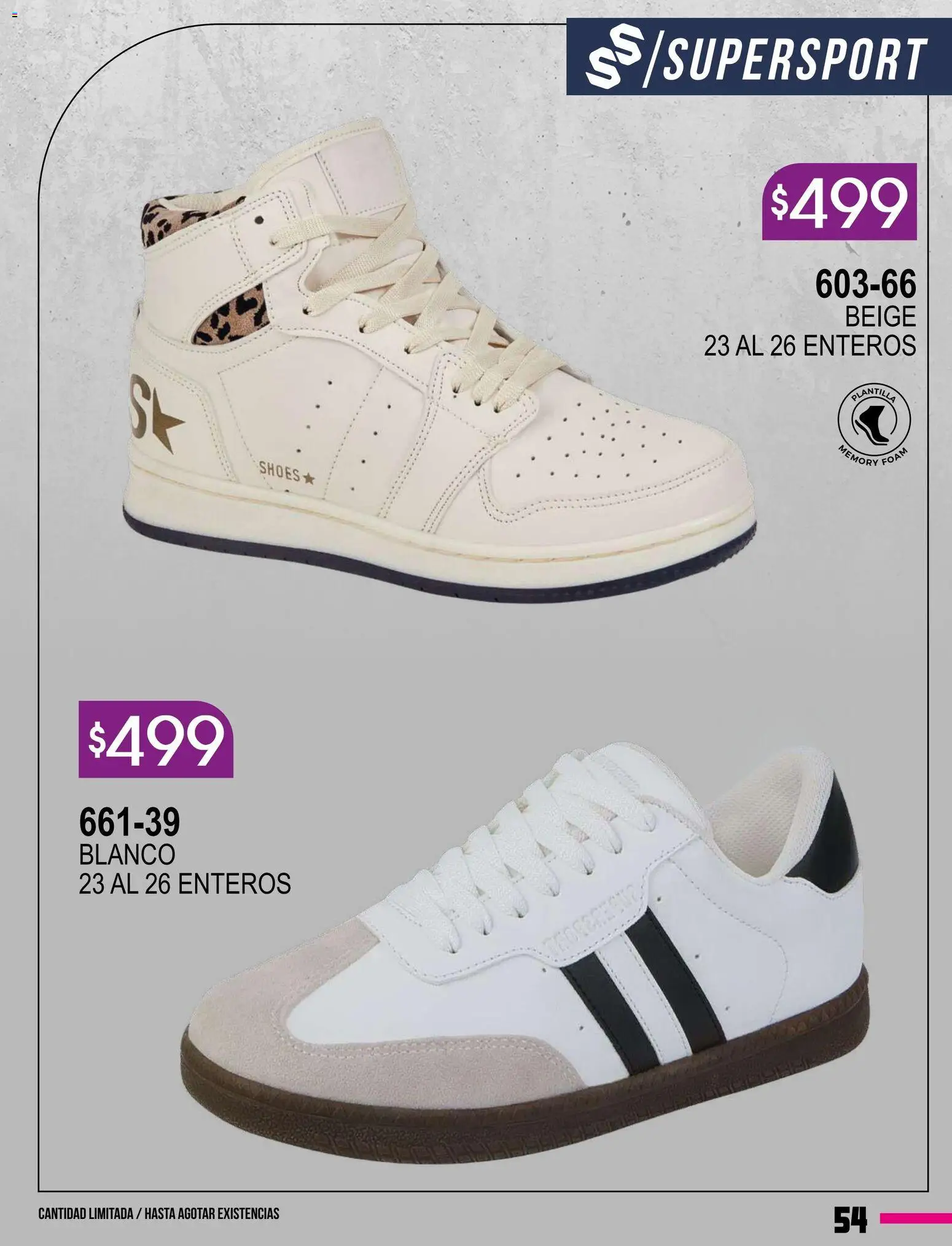 Nuevas ofertas de Cklass válidas en toda la República Mexicana desde el 08.01.2026. ¡Encuentra las mejores ofertas en Cklass catálogo Especial Supersport Dama! | Página: 55