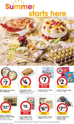 Preview of Coles  Catalogue  - valid from 07.01.2026 | Page: 17 | Products: Crackers, Cheese, Sour cream, Bakery