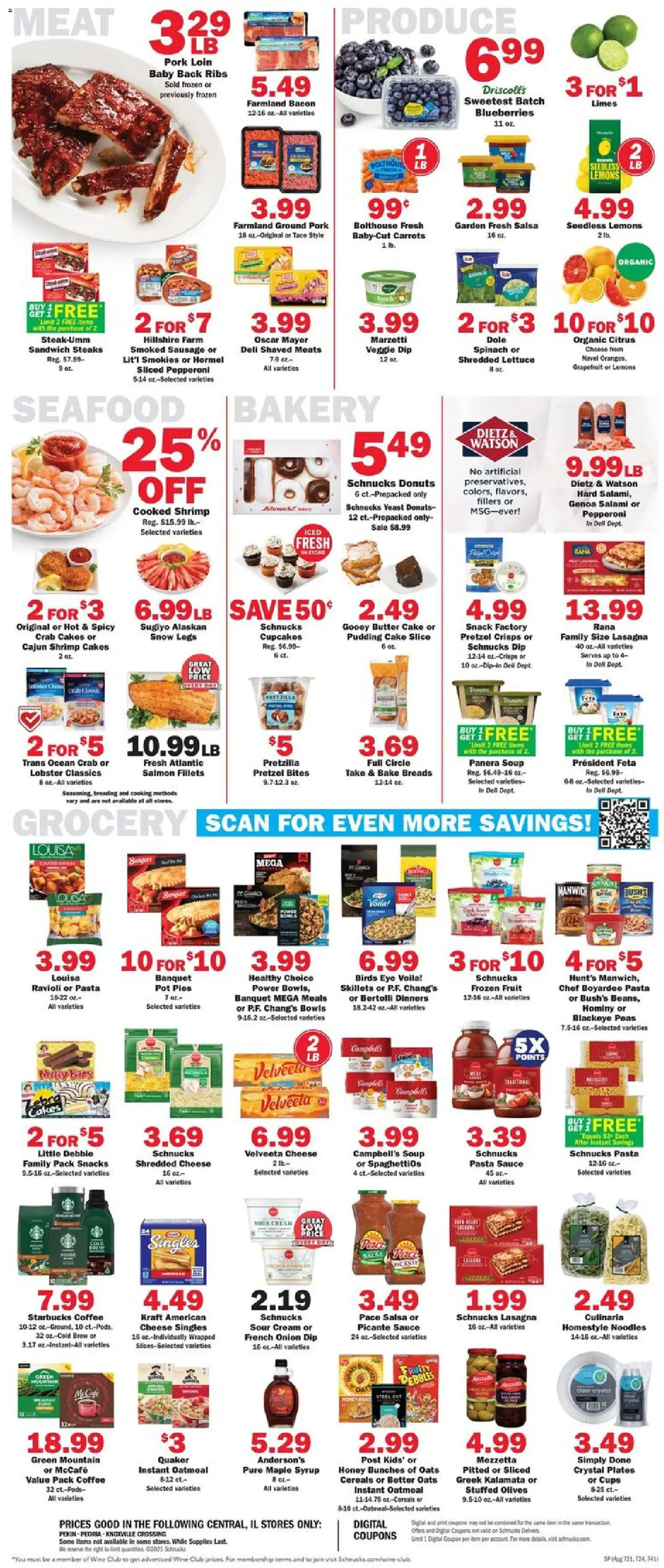 Schnucks Weekly Print Ad - IL - valid from 26.12.2025 | Page: 4 | Products: Butter, Coffee, Sour cream, Pasta