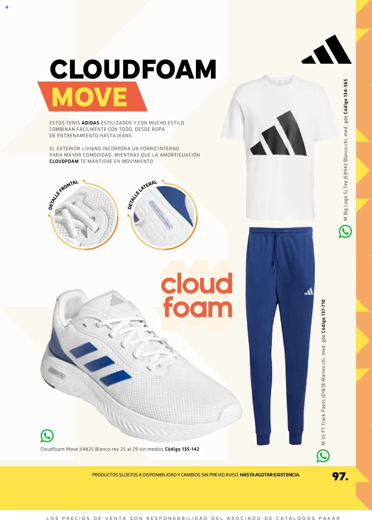 Nuevas ofertas de SC Pakar válidas en toda la República Mexicana desde el 29.08.2025. ¡Encuentra las mejores ofertas en SC Pakar - Catálogo Otoño Men Tomo 1! | Página: 97 | Productos: Tenis, Ropa, Té, Pants