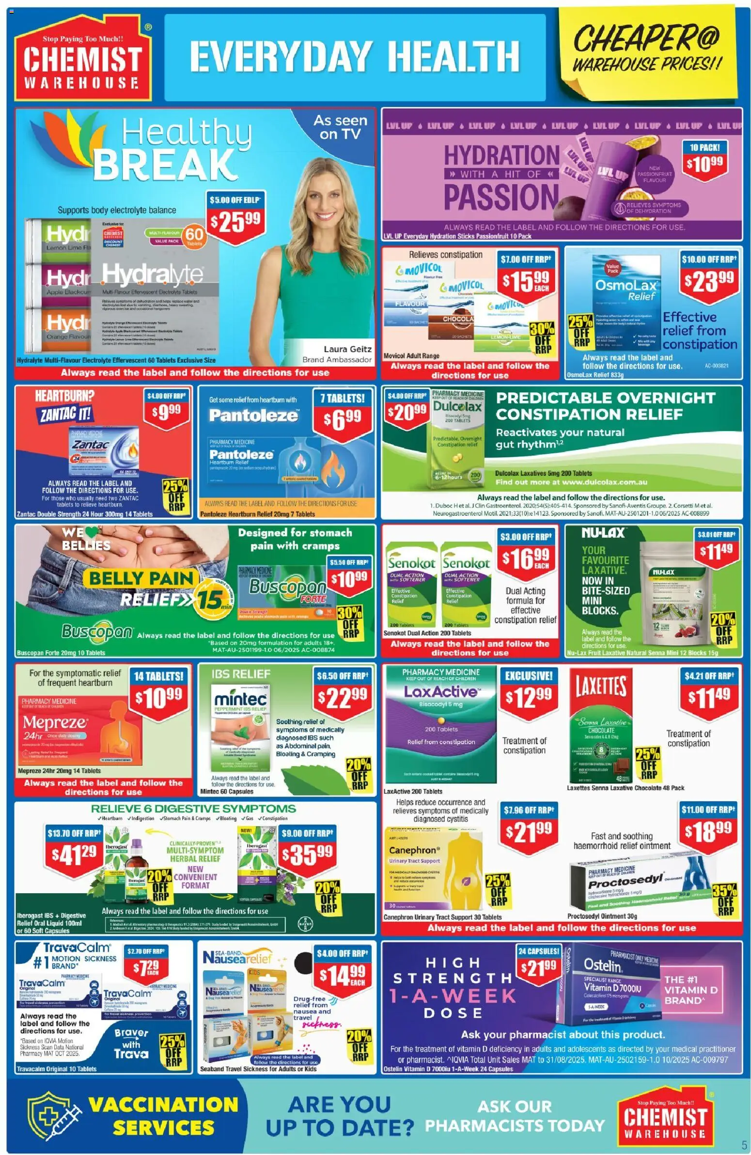 Chemist Warehouse catalogue - valid from 26.02.2026 | Page: 5 | Products: Passionfruit, Tv, Tablets, Vitamin
