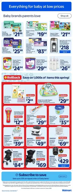 Preview of Walmart weekly flyer from shop Walmart valid from 12.03.2026 | Page: 18 | Products: Umbrella, Microphone, Pants, Underwear