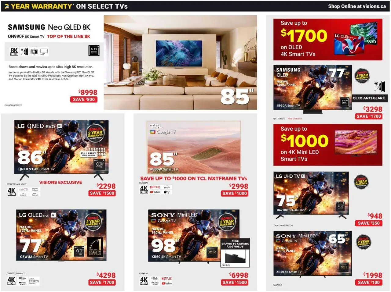 Visions flyer valid from 19.09.2025 | Page: 7 | Products: Tv