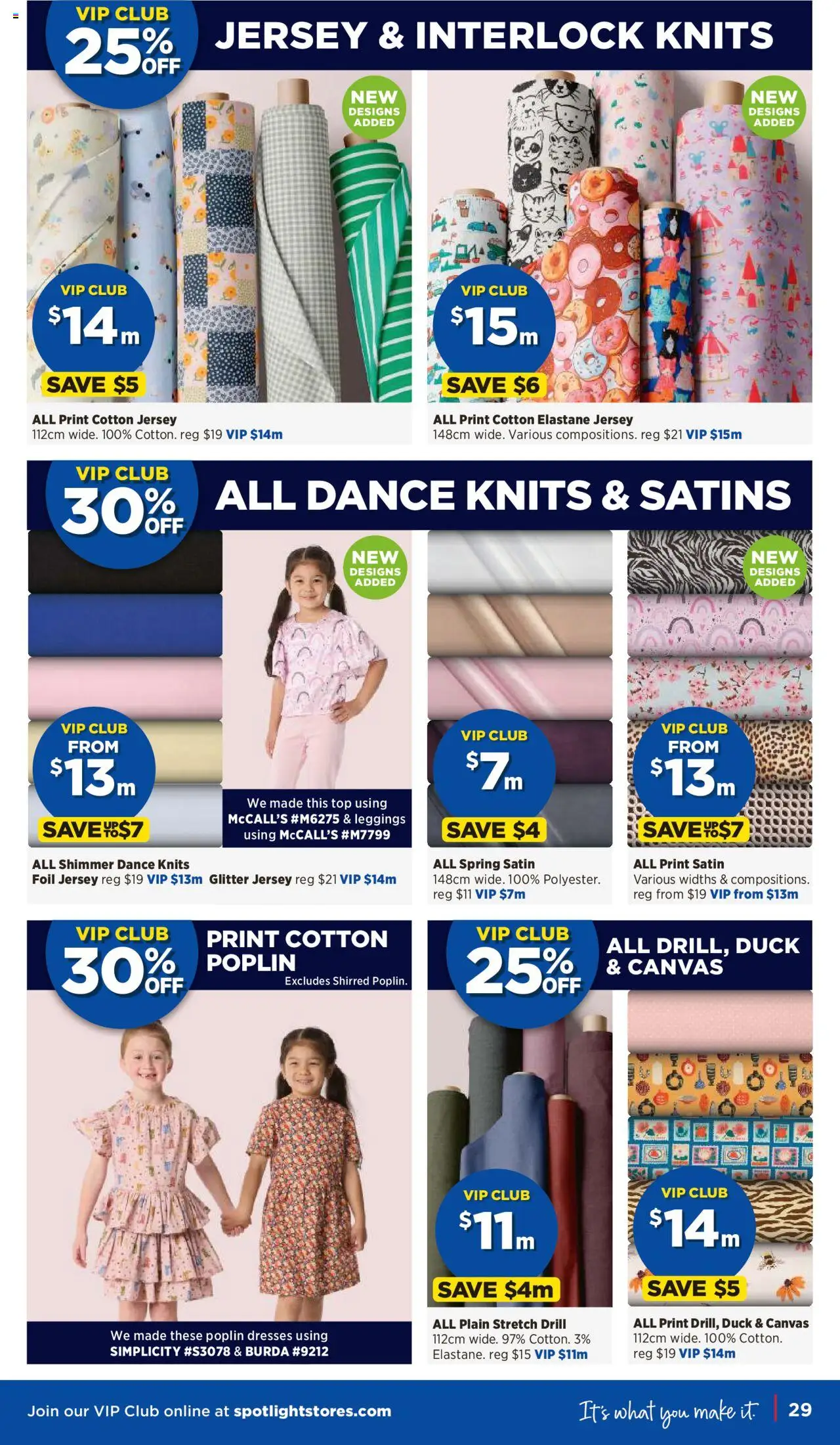 Spotlight catalogue - valid from 04.06.2025 | Page: 29 | Products: Jersey, Duck, Leggings, Dance