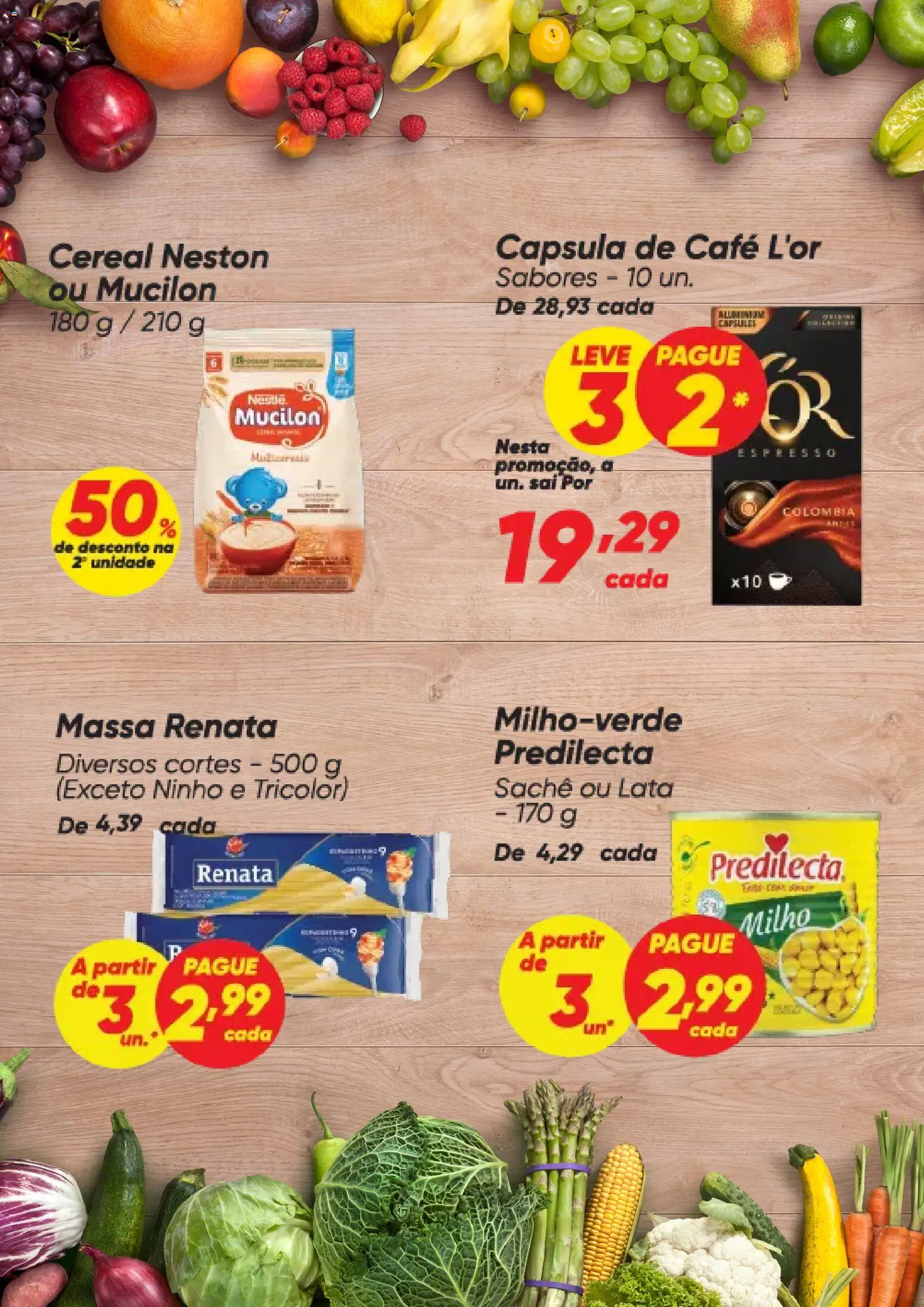 Dia Folheto - válido de 23.10.2025 | Página: 8 | Produtos: Cápsula de café, Café, Massa, Mucilon