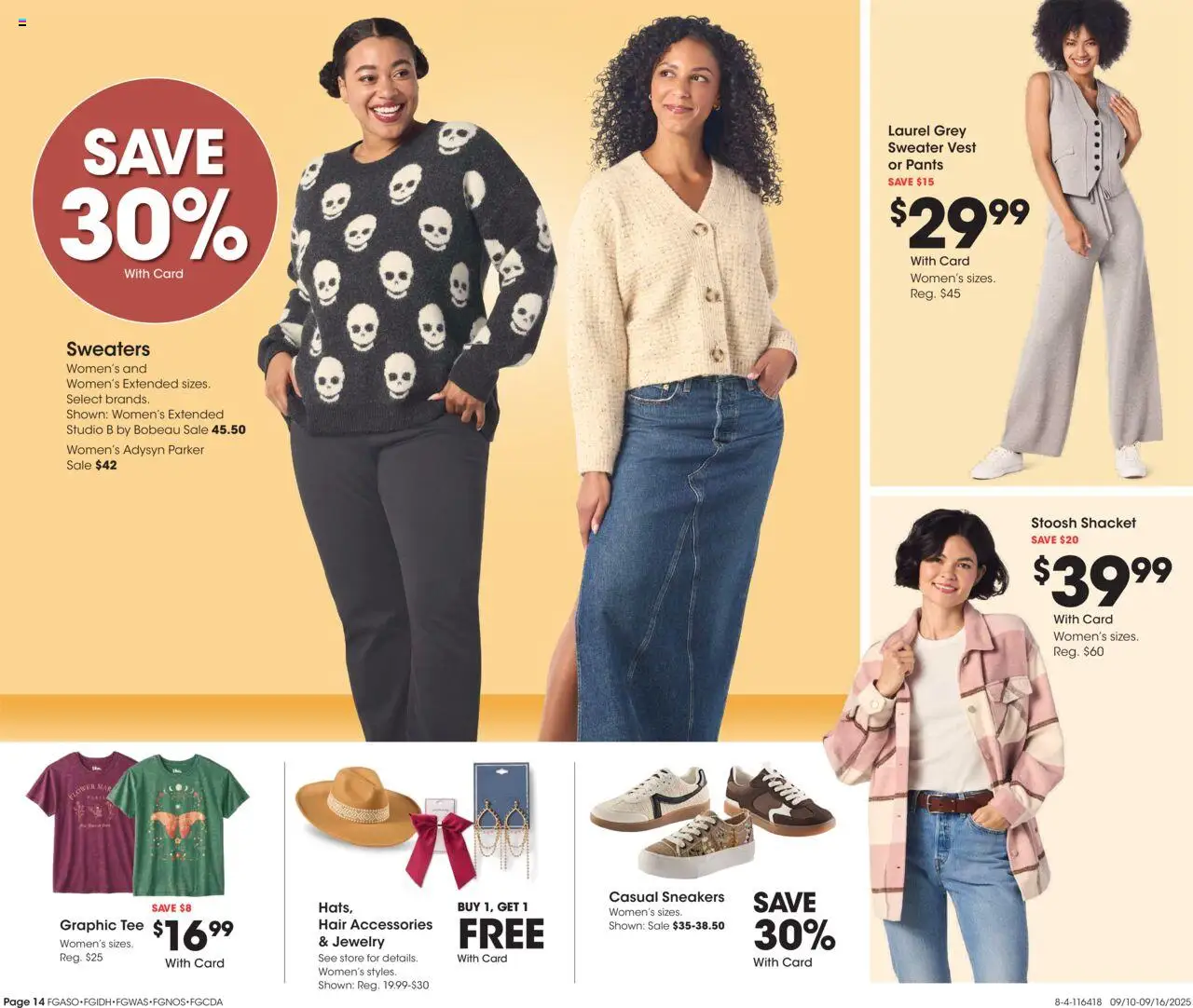 Fred Meyer Home & Apparel - valid from 10.09.2025 | Page: 16 | Products: Sweater, Vest, Pants, Sneakers