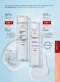 Natura - Ciclo 19/2025 - Pré-Visualização do folheto da loja Natura, válido de 26.11.2025 | Página: 123 | Produtos: Maquiagem, Água micelar, Demaquilante