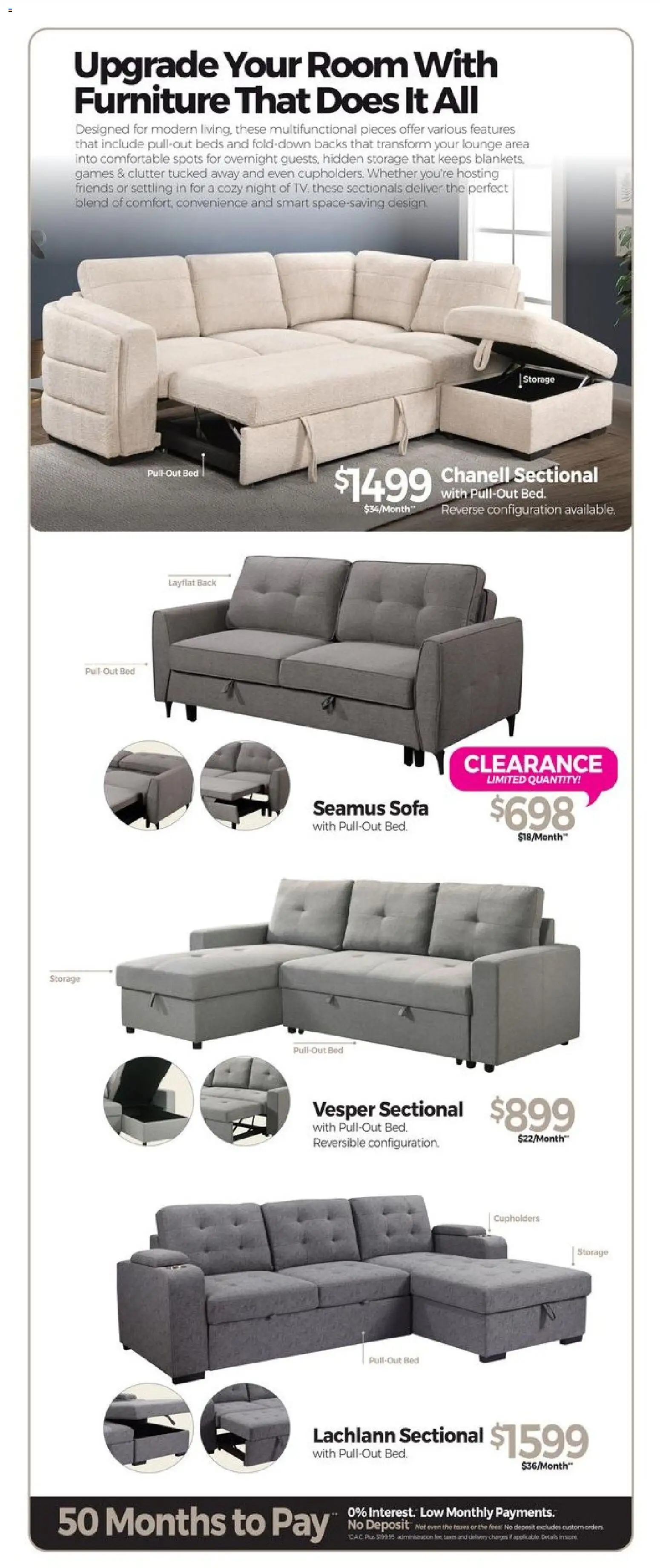 Tepperman's flyer valid from 17.04.2026 | Page: 5 | Products: Bed, Sofa