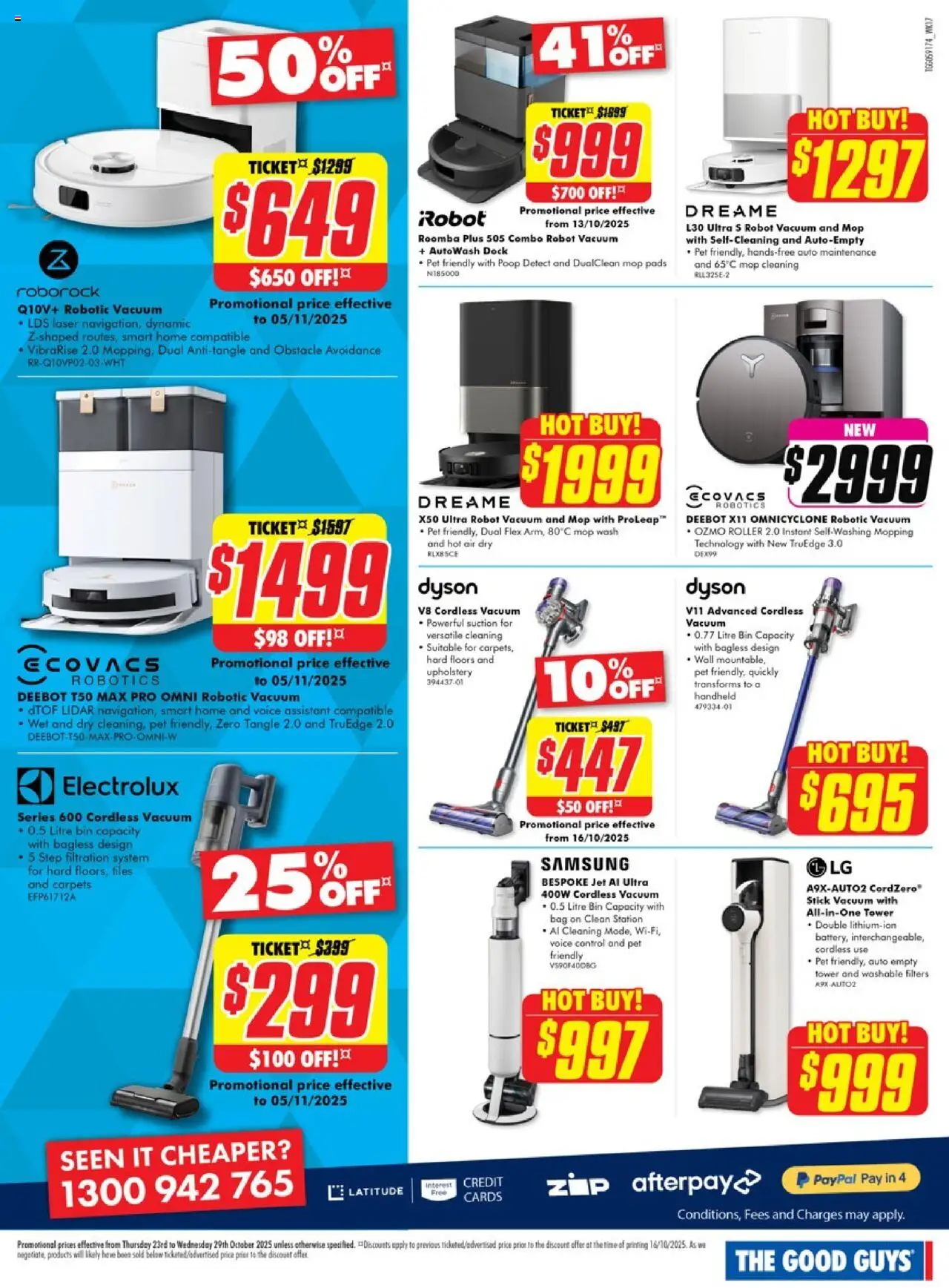The Good Guys catalogue - valid from 22.10.2025 | Page: 10 | Products: Mop, Bag, Roomba, Robot