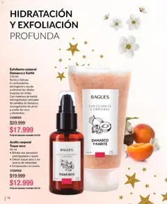 Vista previa Bagués - Catálogo válido desde el 17.11.2025 | Página: 76 | Productos: Aceite, Exfoliante corporal, Semillas, Manteca