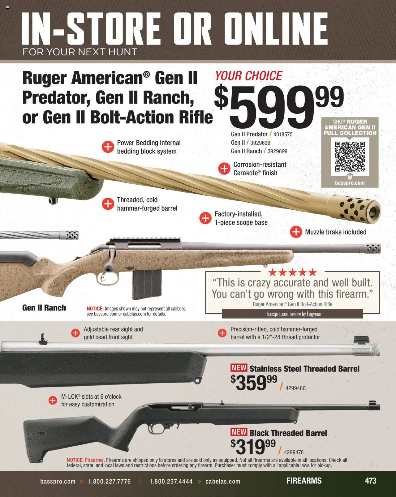 Cabela's Hunting Master 25 - valid from 11.08.2025 | Page: 473 | Products: Rifle