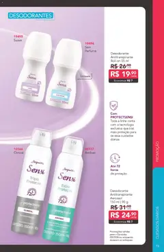 Jequiti - Revista 03/2026 - Pré-Visualização do folheto da loja Jequiti, válido de 20.02.2026 | Página: 73 | Produtos: Perfume, Desodorante