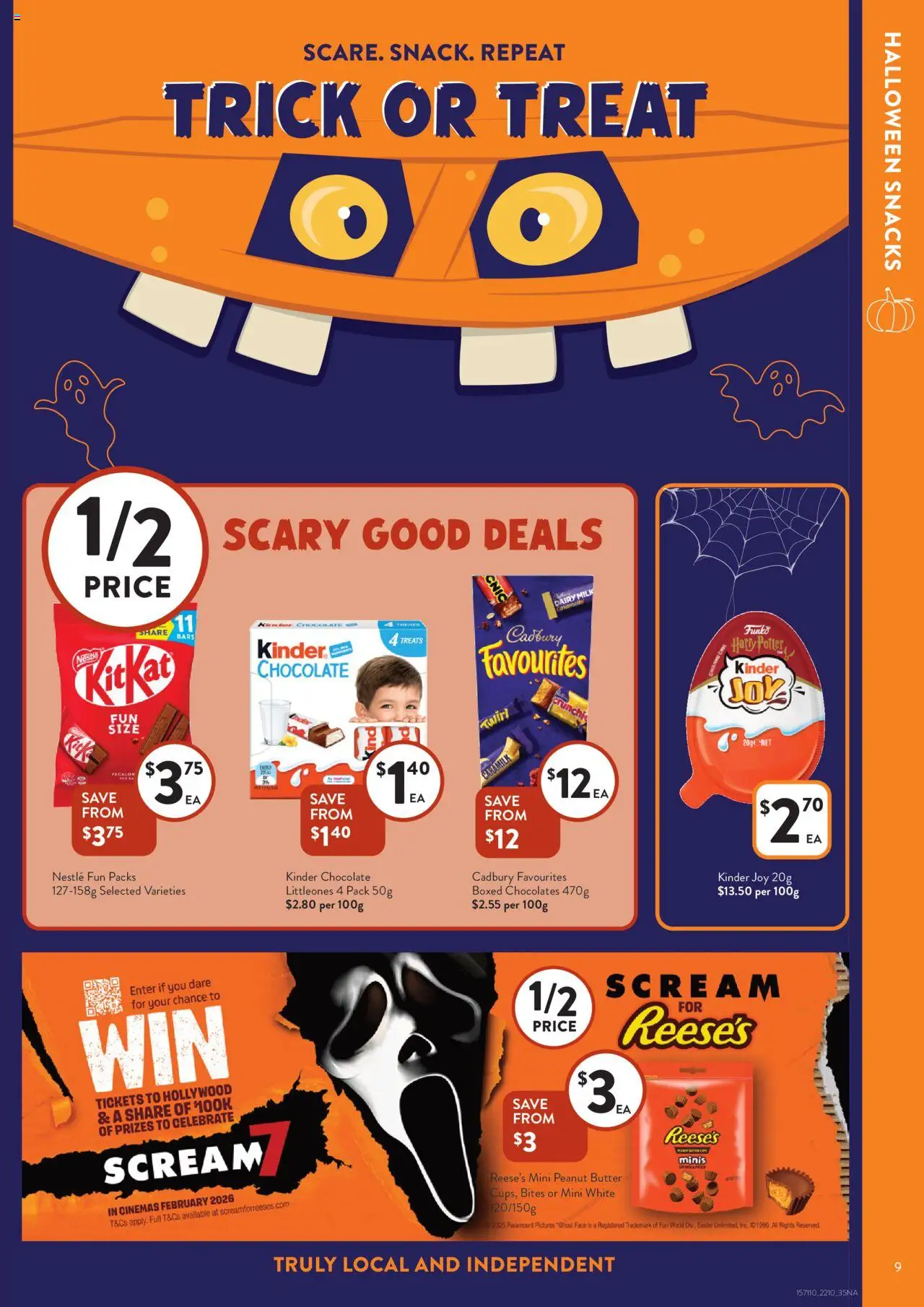 Foodworks catalogue - valid from 22.10.2025 | Page: 9 | Products: Milk, Dairy, Butter, Chocolate