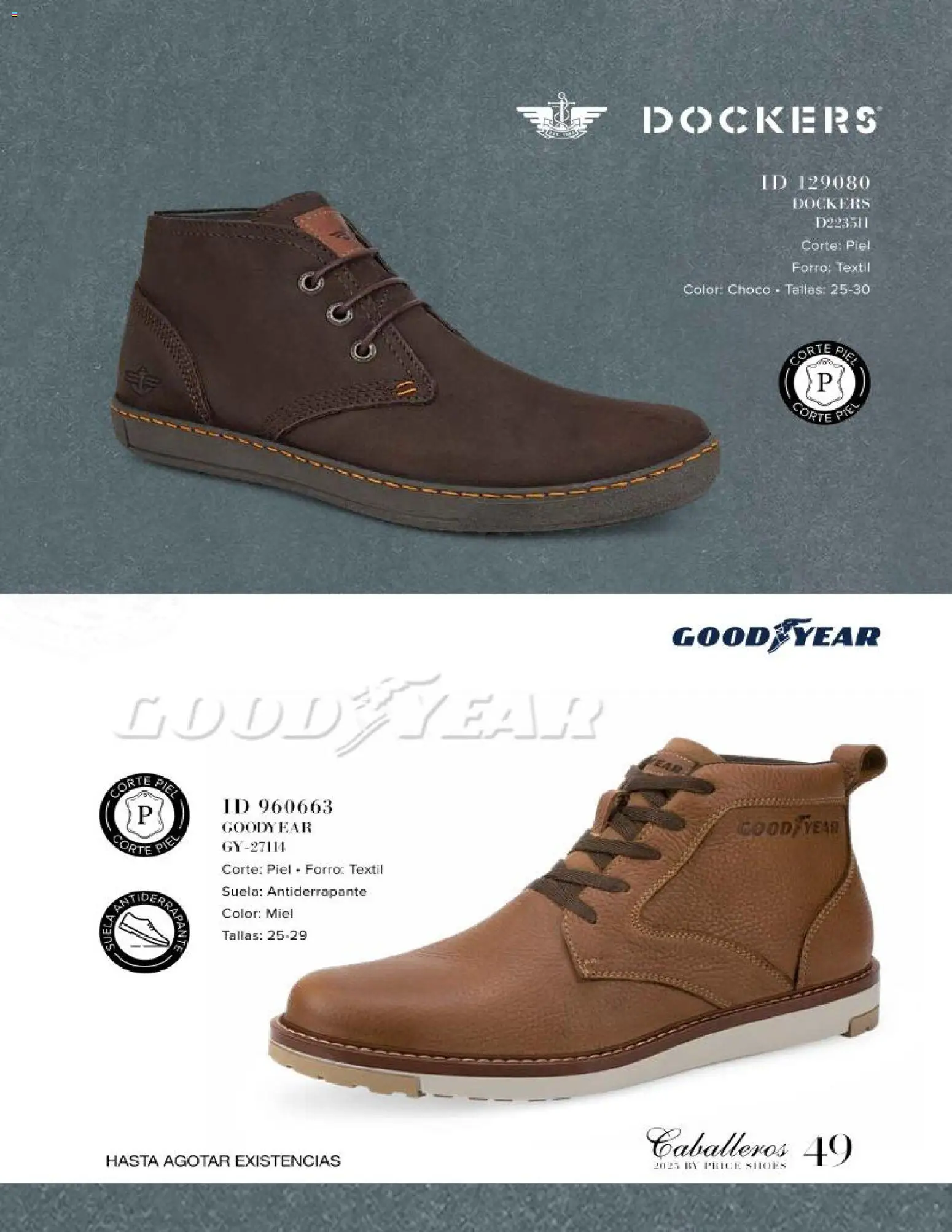 Nuevas ofertas de Price Shoes válidas en toda la República Mexicana desde el 26.11.2025. ¡Encuentra las mejores ofertas en Price Shoes catálogo Caballeros! | Página: 49