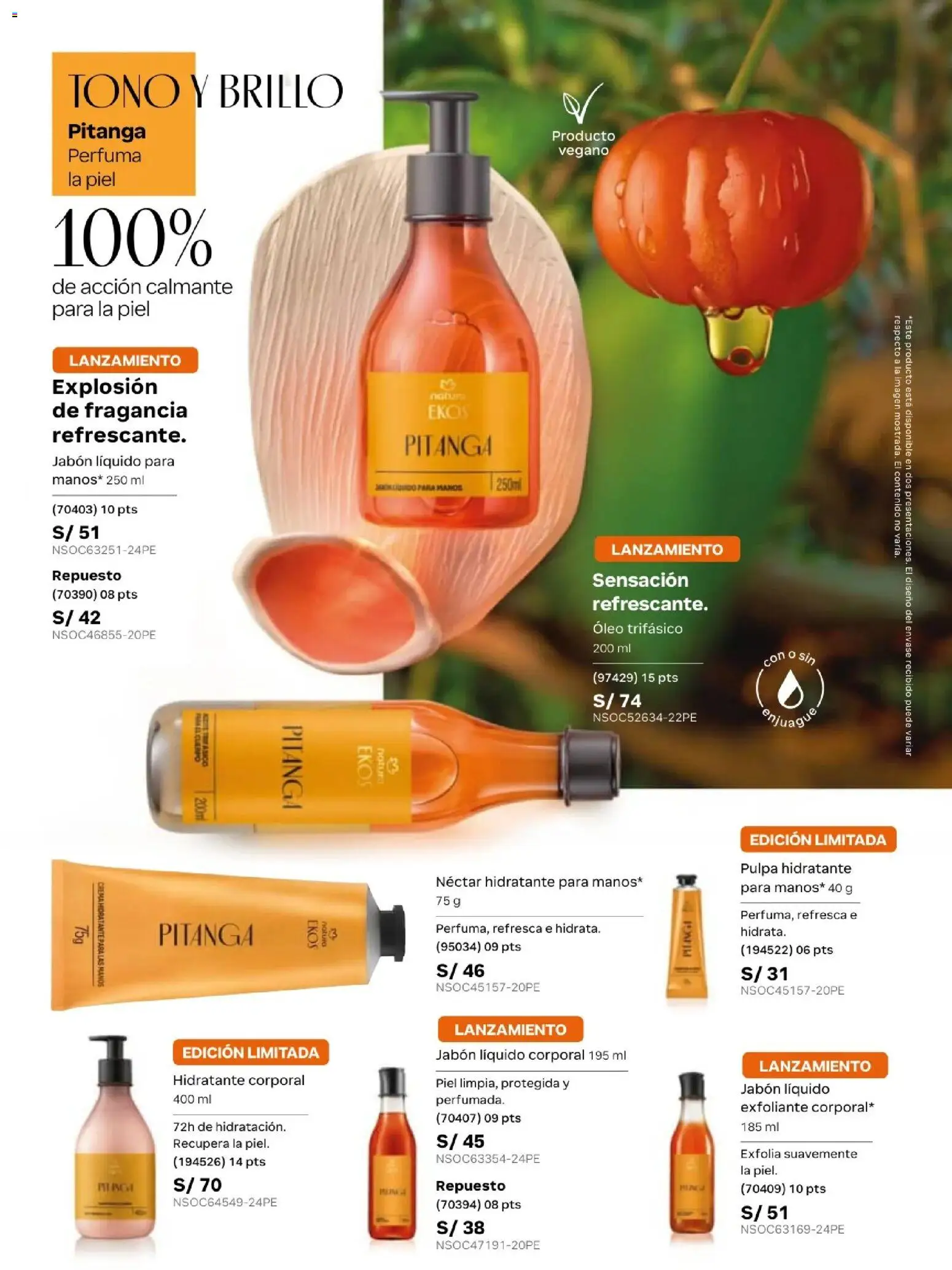 Catálogo Natura válido desde 10.03.2026 | Página: 120 | Productos: Exfoliante, Jabón, Crema, Fragancia