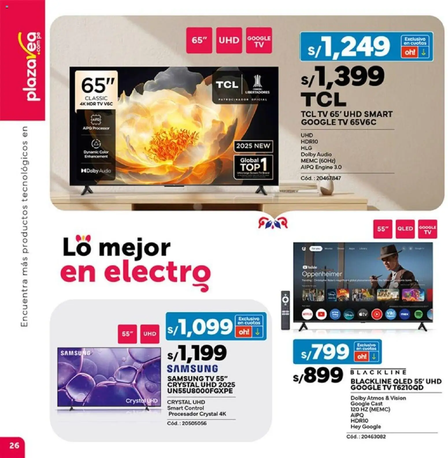 Catálogo Plaza Vea válido desde 14.11.2025 | Página: 26 | Productos: Audio