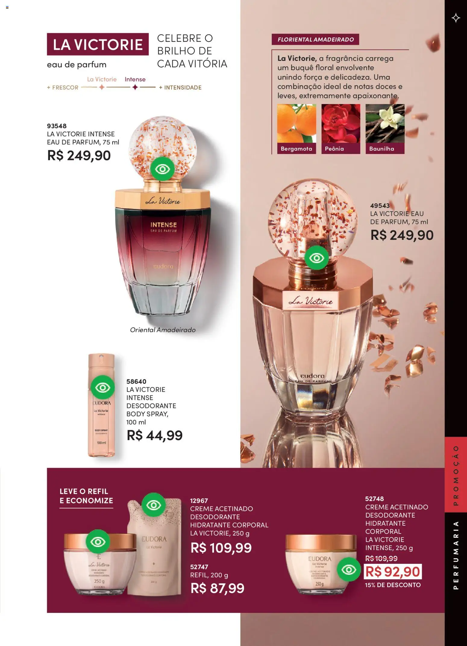 Eudora Folheto - válido de 19.02.2026 | Página: 103 | Produtos: Desodorante, Doces, Creme, Body