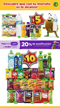 Nuevas ofertas de Bodega Aurrerá válidas en toda la República Mexicana desde el 14.08.2025. ¡Encuentra las mejores ofertas en Bodega Aurrerá - Folleto Morralla! | Página: 7 | Productos: Papa, Agua, Limón, Té