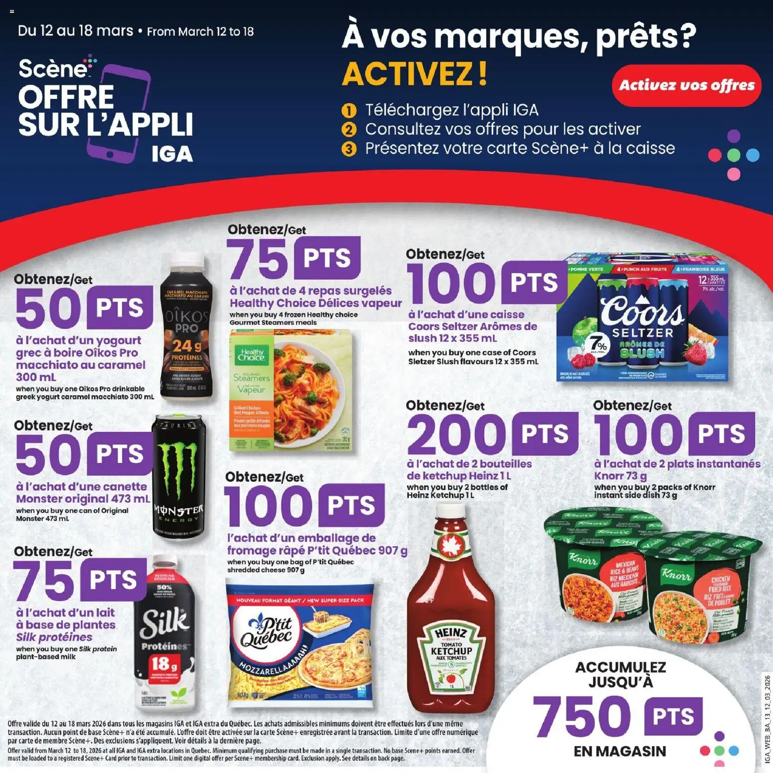IGA flyer valid from 12.03.2026 | Page: 16 | Products: Case, Milk, Yogurt, Chicken