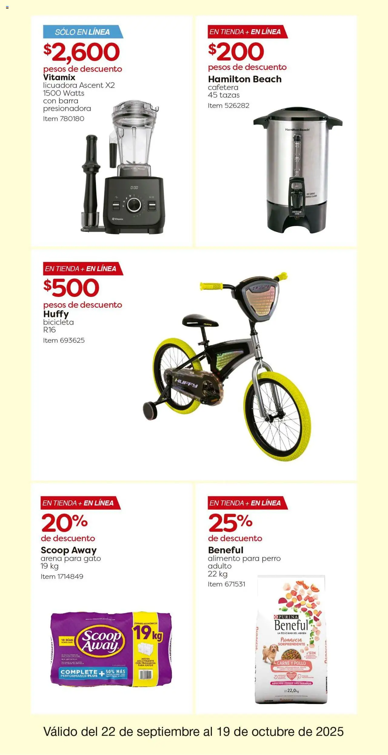 Nuevas ofertas de Costco válidas en toda la República Mexicana desde el 22.09.2025. ¡Encuentra las mejores ofertas en Costco - Catálogo! | Página: 14 | Productos: Pollo, Cafetera, Barra, Fragancia