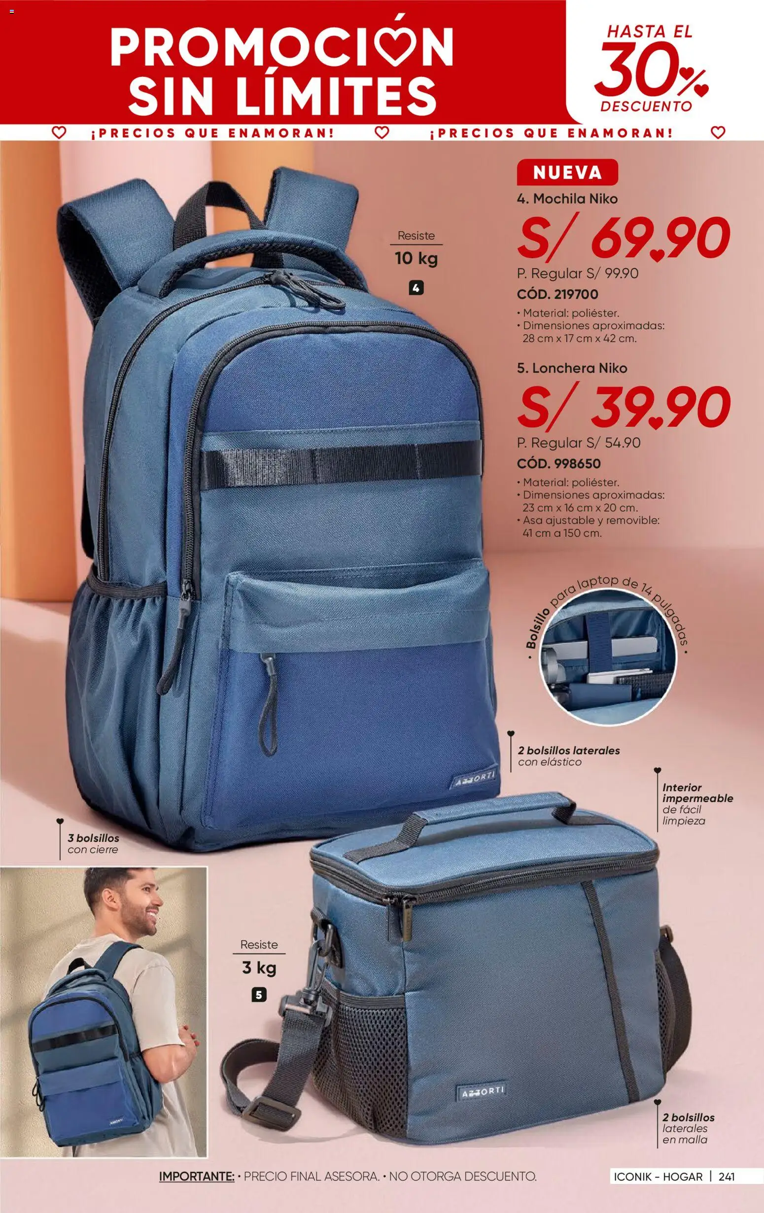 Catálogo Azzorti válido desde 07.01.2026 | Página: 244 | Productos: Mochila