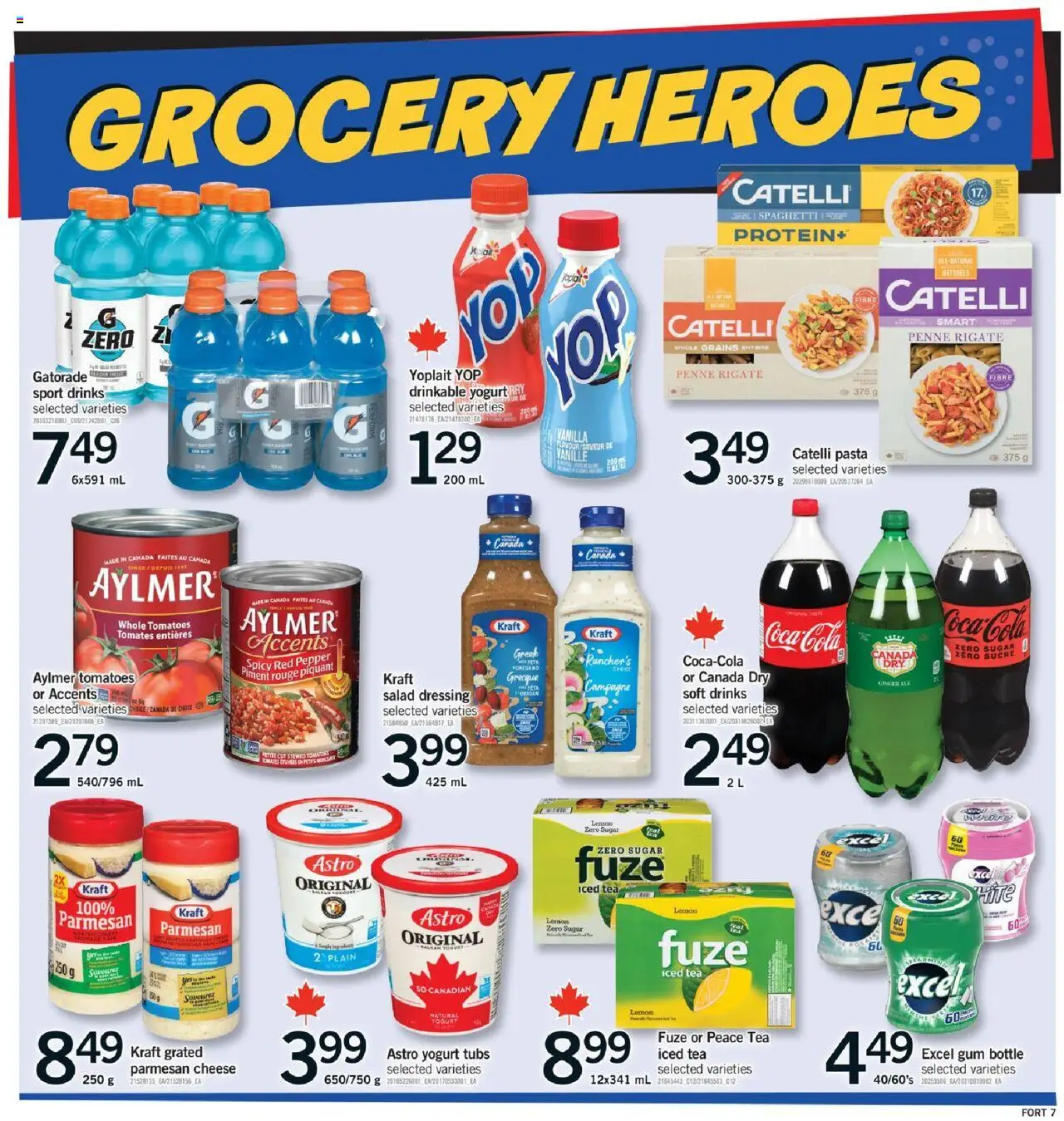 Fortinos flyer valid from 25.09.2025 | Page: 8 | Products: Tea, Cheese, Yogurt, Tomatoes